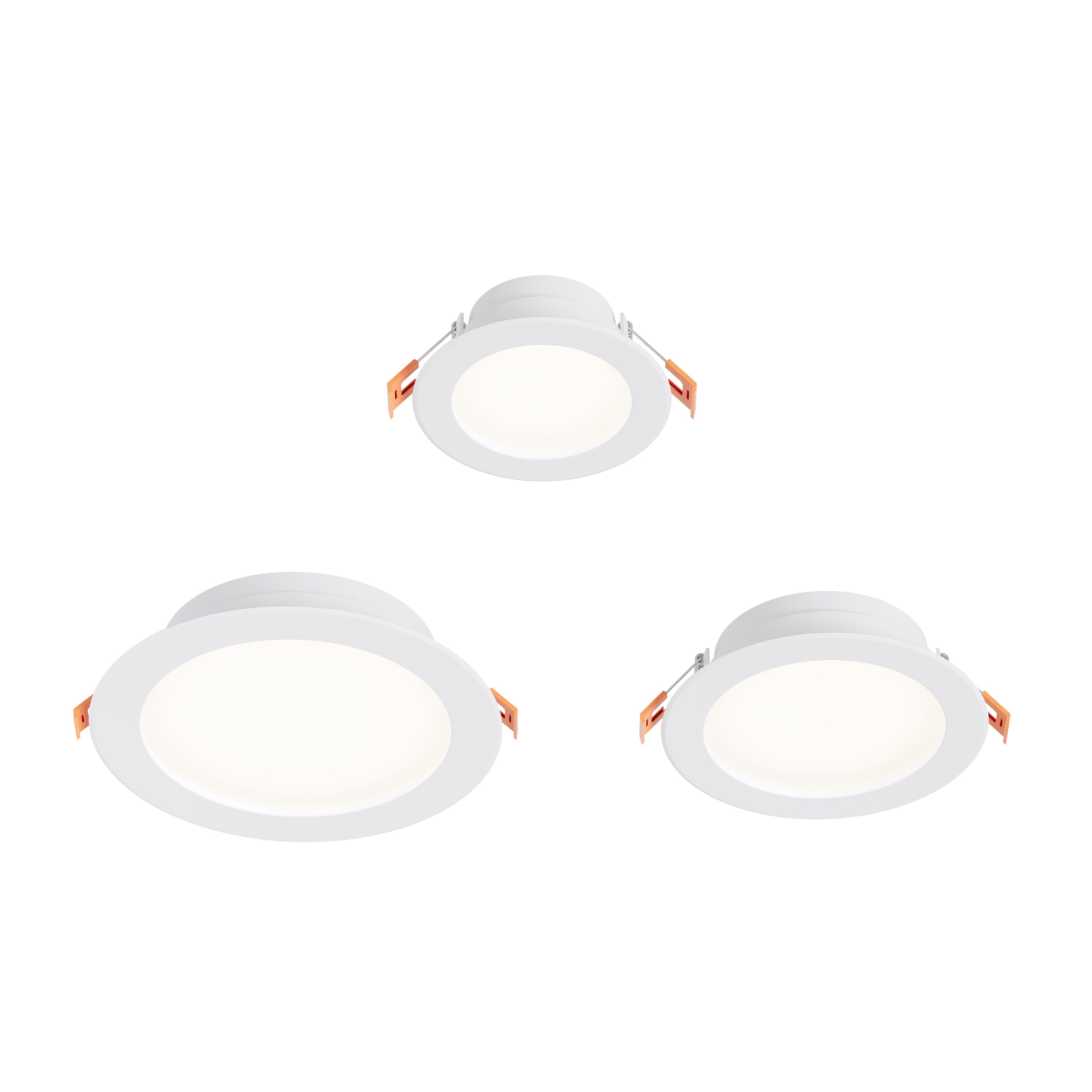 8-inch White Commercial Wall Light with 5-CCT Selectable White, 3W Output and Dimmable LED