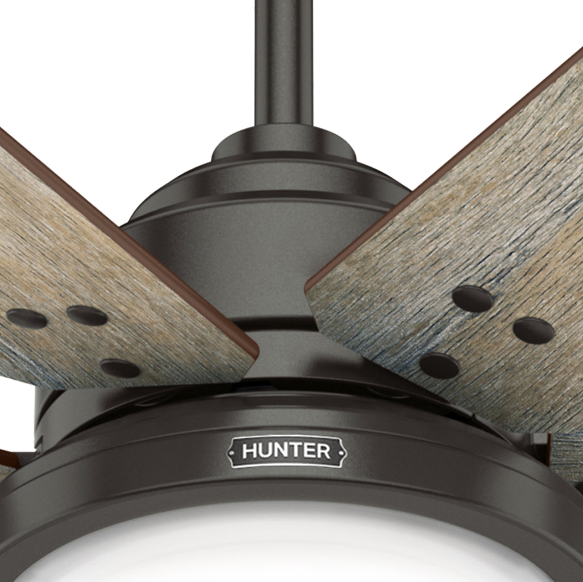 60 inch Warrant ENERGY STAR® Noble Bronze Ceiling Fan with LED Light Kit and Wall Control