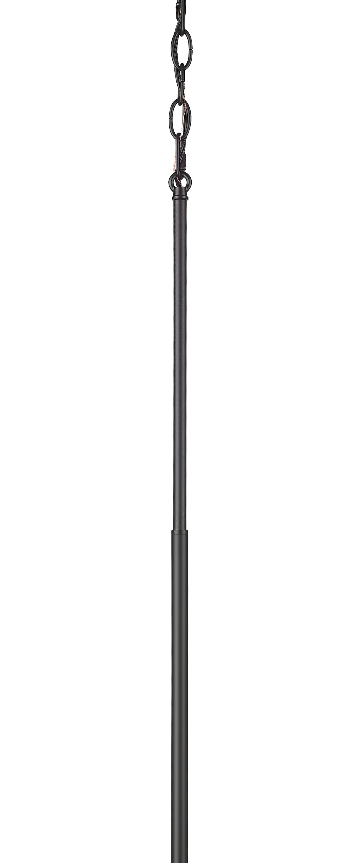 21.25'' Skyva Matte Black 6 Light Chandelier