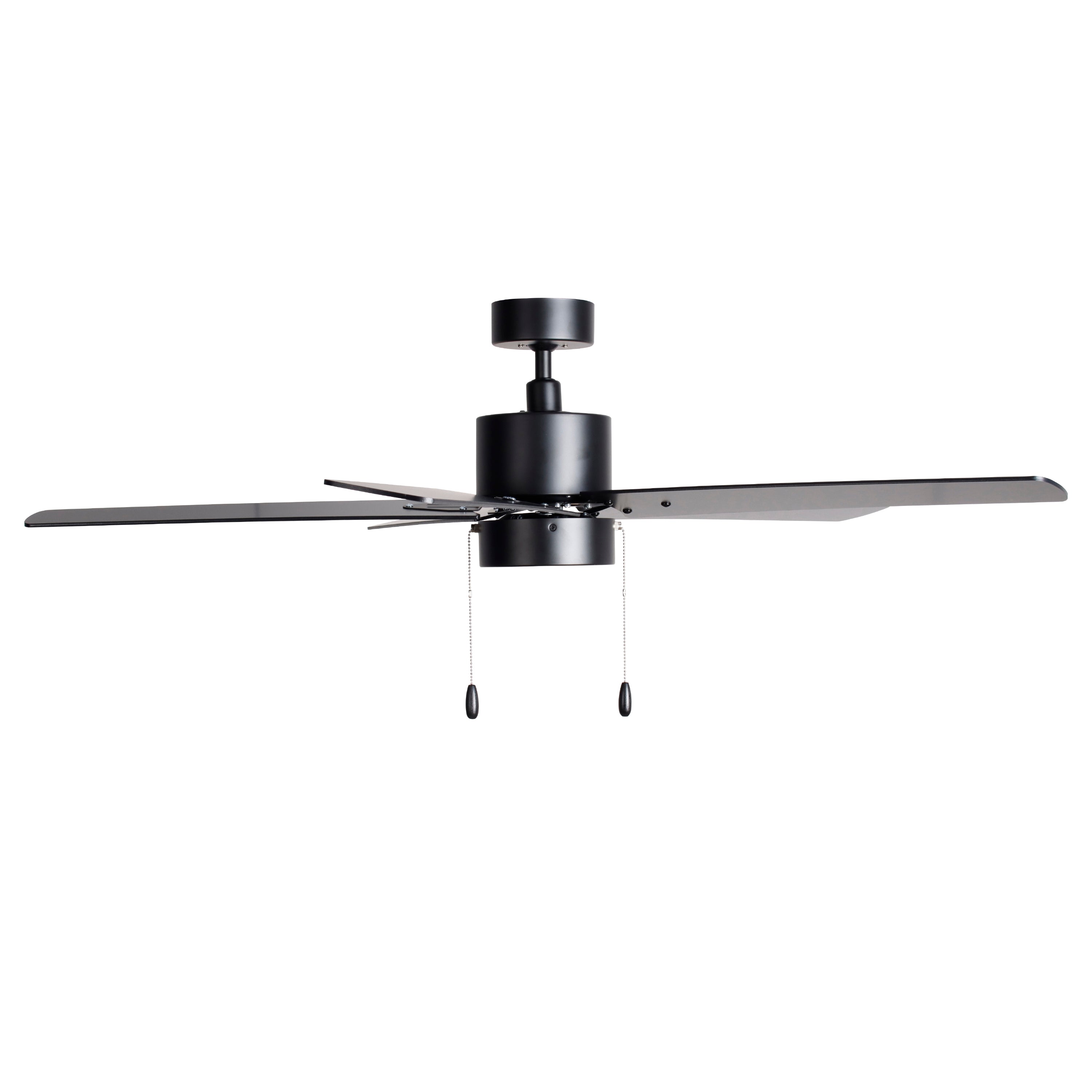 52 Inch Aldea V AC Matte Black Indoor Ceiling Fan 5-Blade
