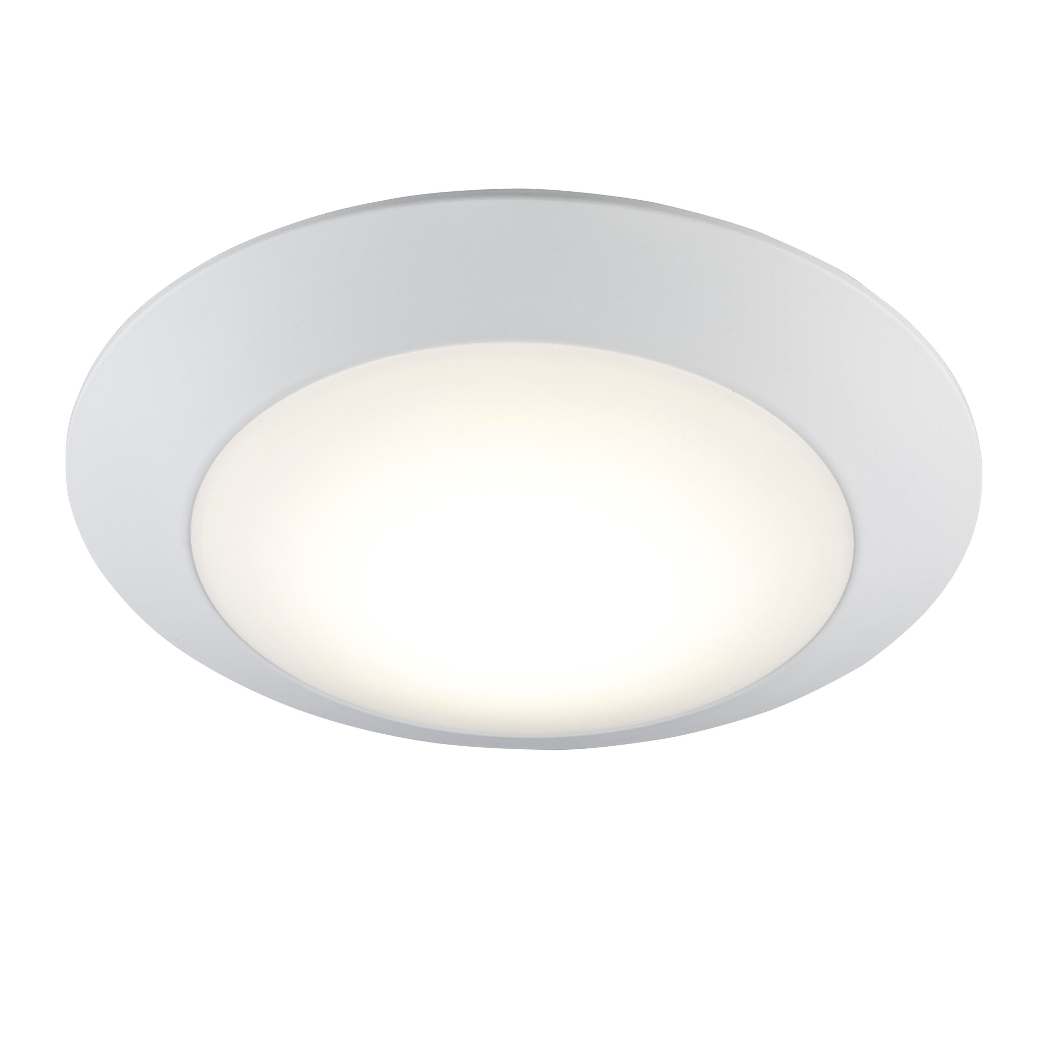 9-inch White Wall Light with 3000K Light