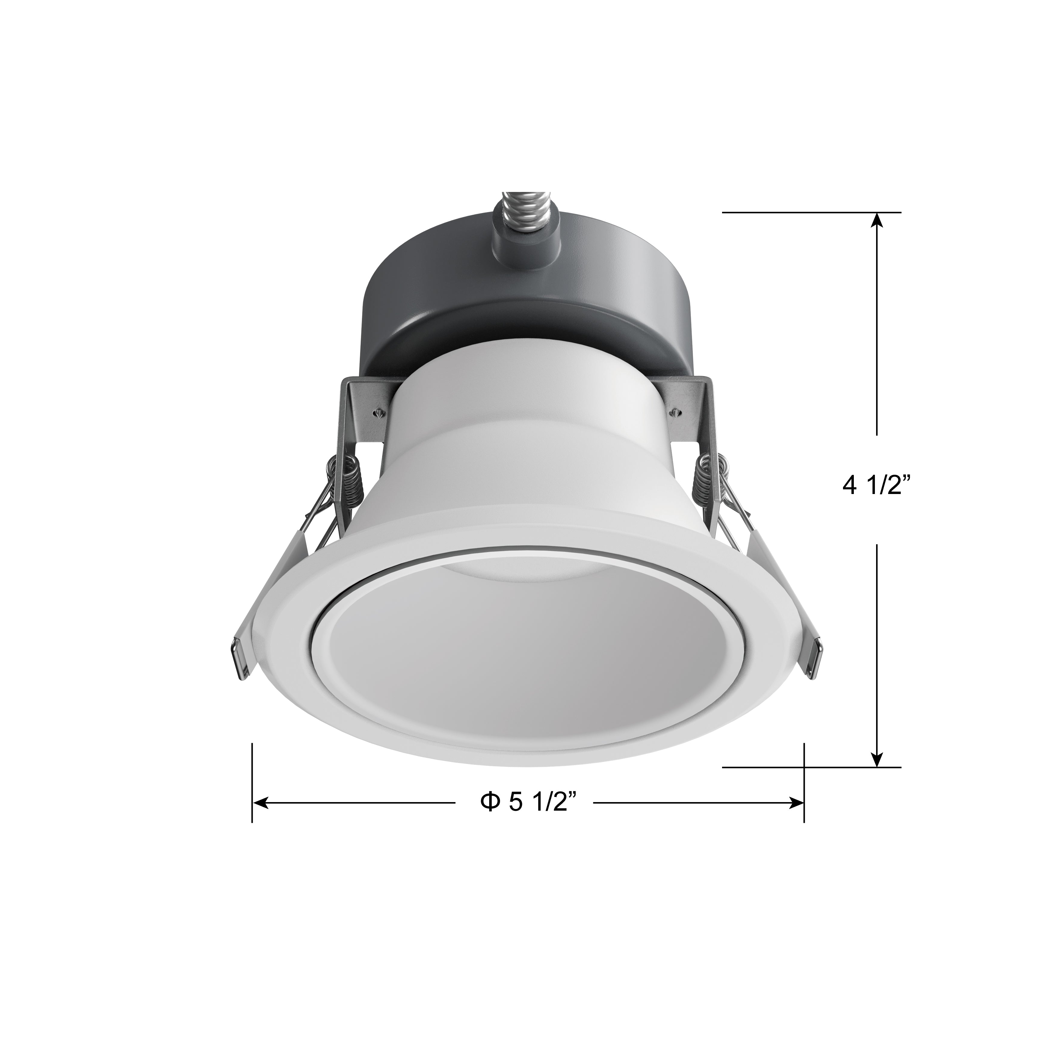 4-inch White Commercial Wall Light with 3-CCT Selectable White