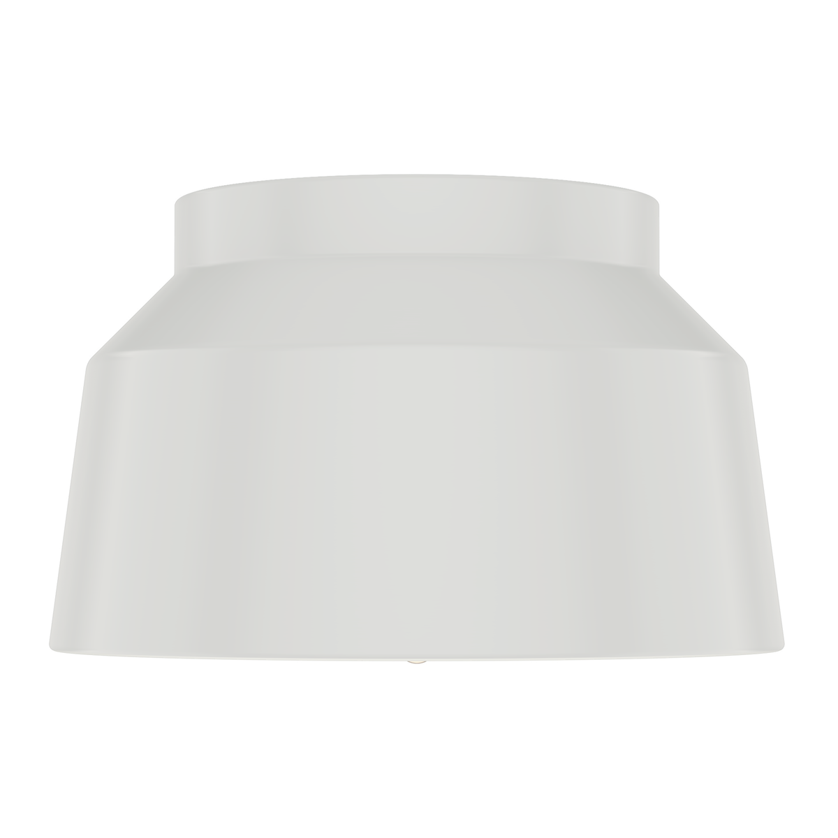 Cranbrook 11.5-inch 1-light Dove Grey Flush Mount Ceiling Light with Metal Shade