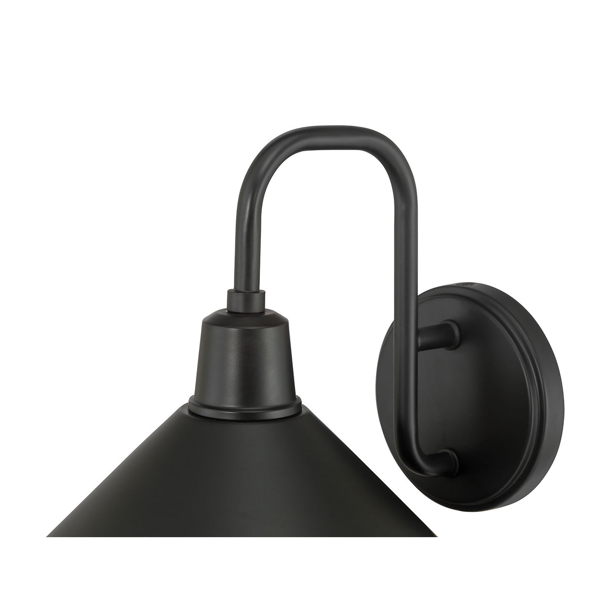 9.75-inch Vectra Powder Coated Black 1-Light Outdoor Wall Sconce
