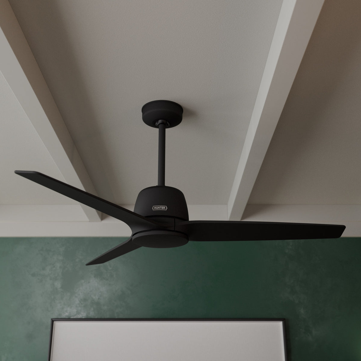 52 inch Malden Matte Black Ceiling Fan and Handheld Remote