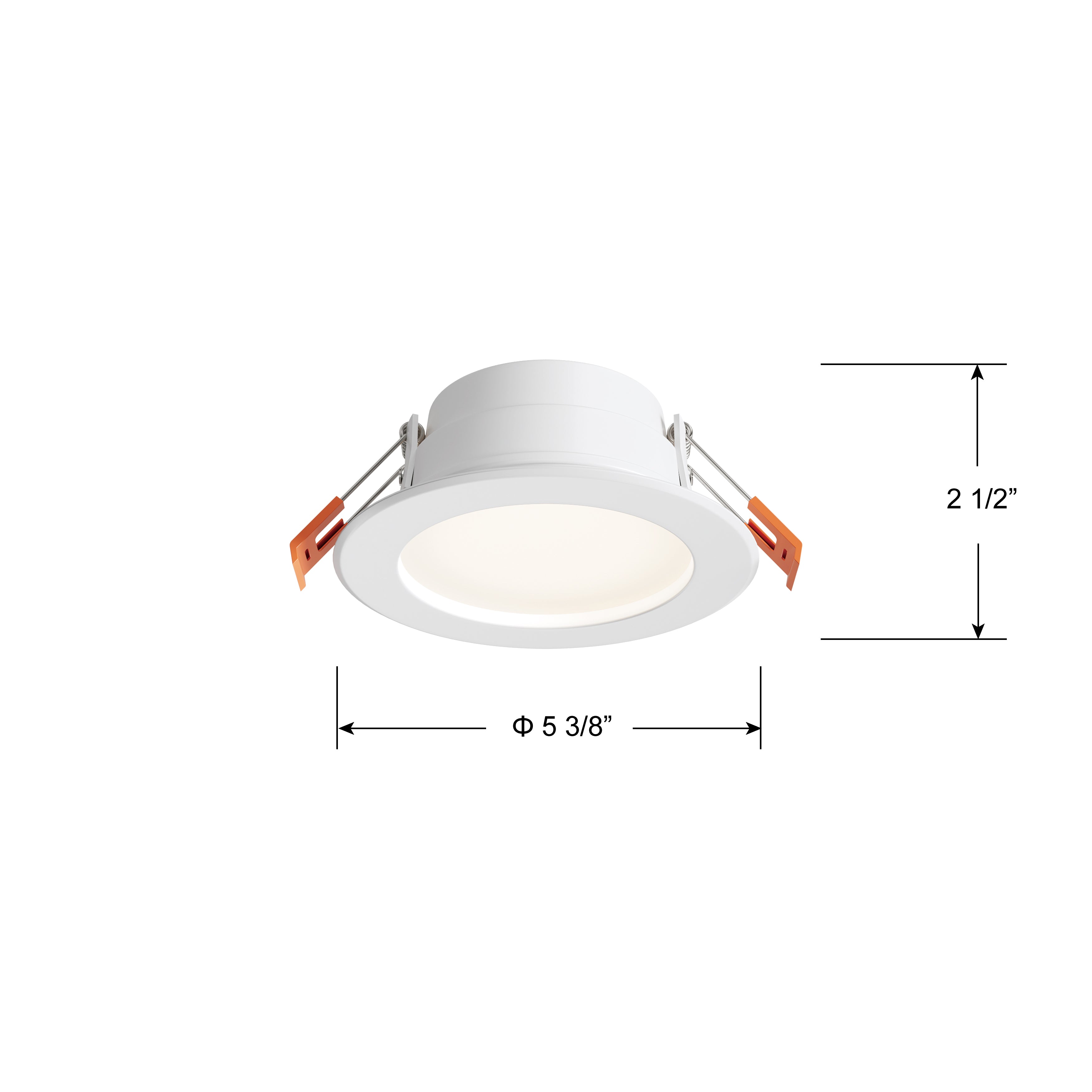 4-inch White Commercial Wall Light with 5-CCT Selectable White, 3W Output and Dimmable LED