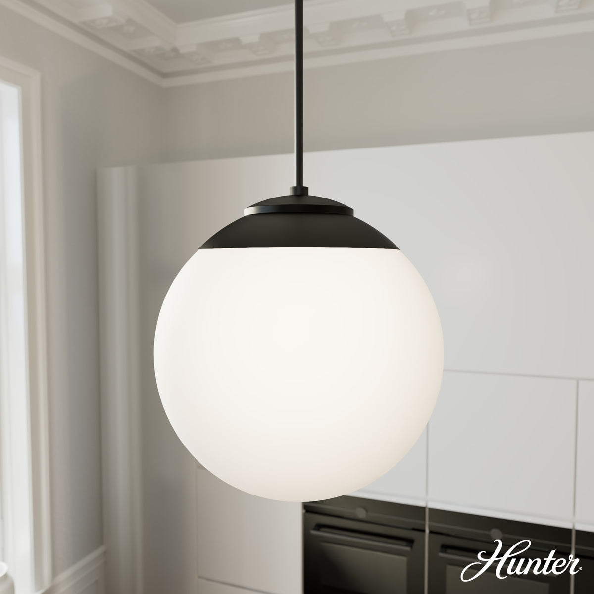 Cypress Grove 24.25-inch 3-light Natural Black Iron Vanity Light with Clear Holophane Glass