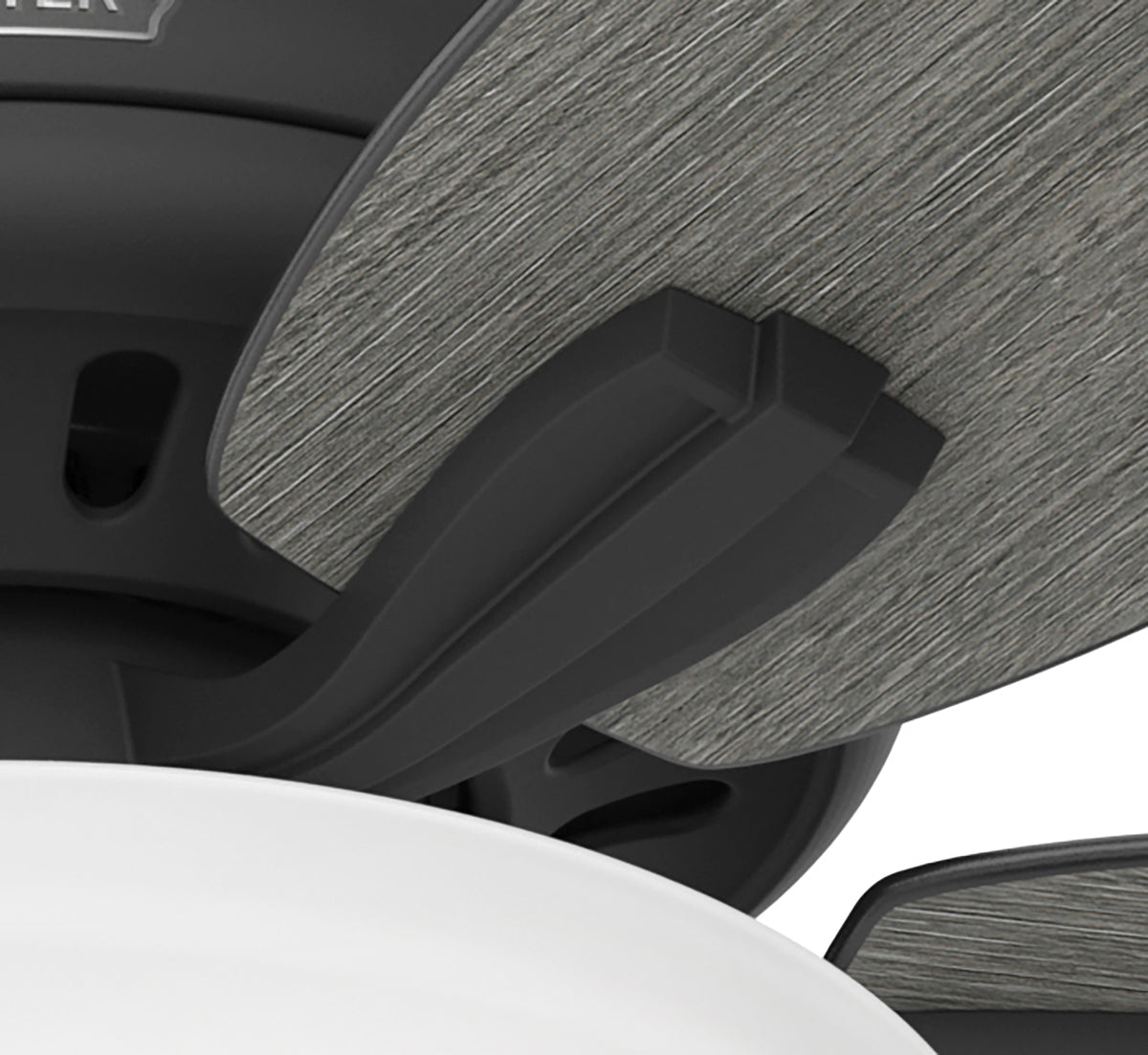 52 inch Newsome Matte Black Ceiling Fan with LED Light Kit and Pull Chain