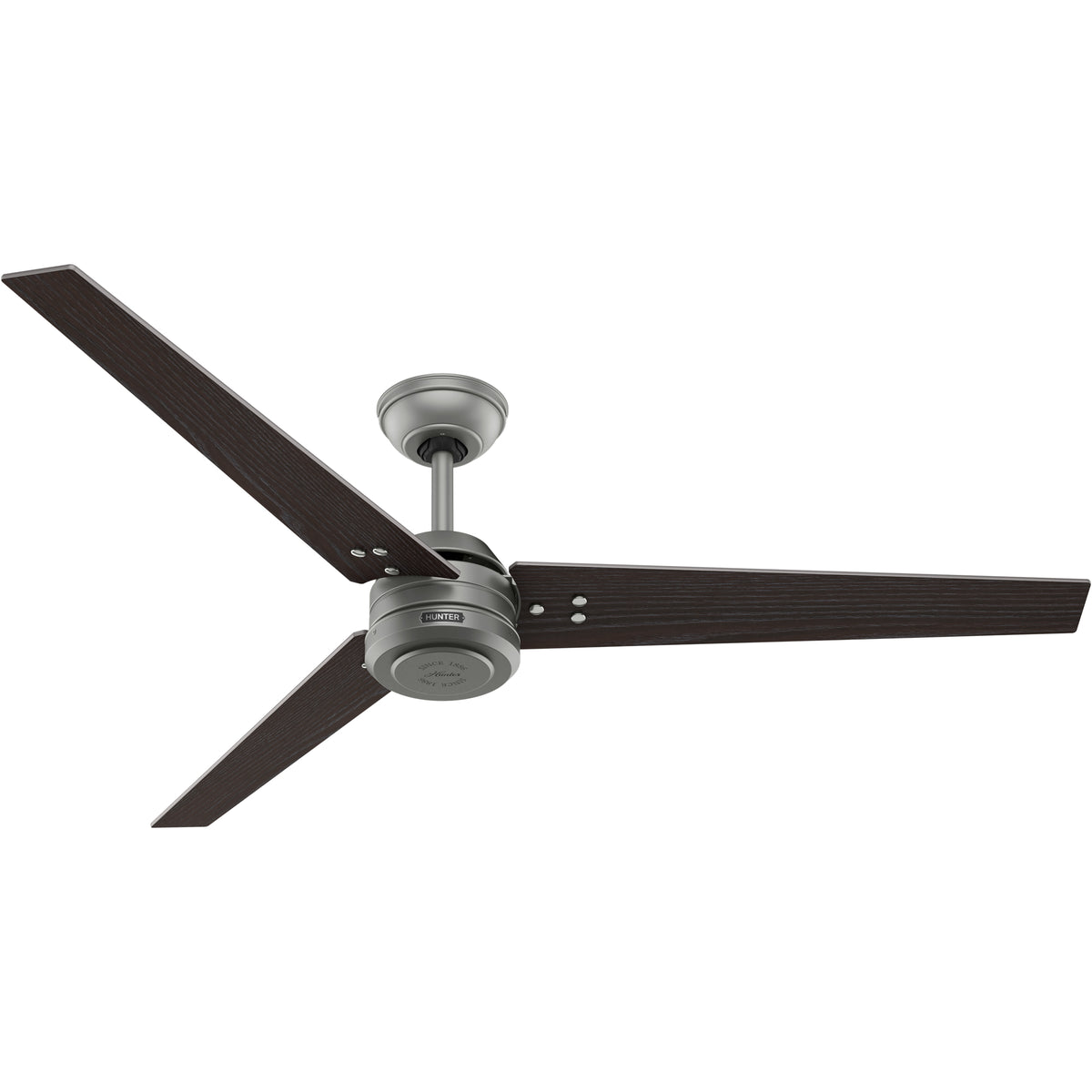 60 inch Cassius ENERGY STAR® Matte Silver Damp Rated Ceiling Fan and Wall Control