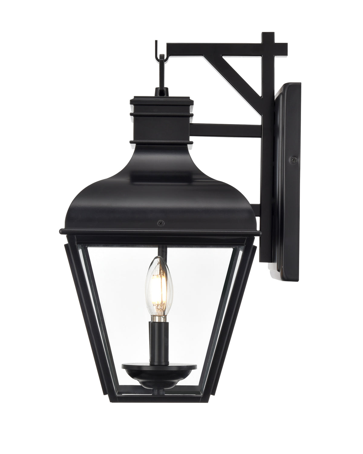 9.25'' Edenton Matte Black 2 Light Wall Sconce