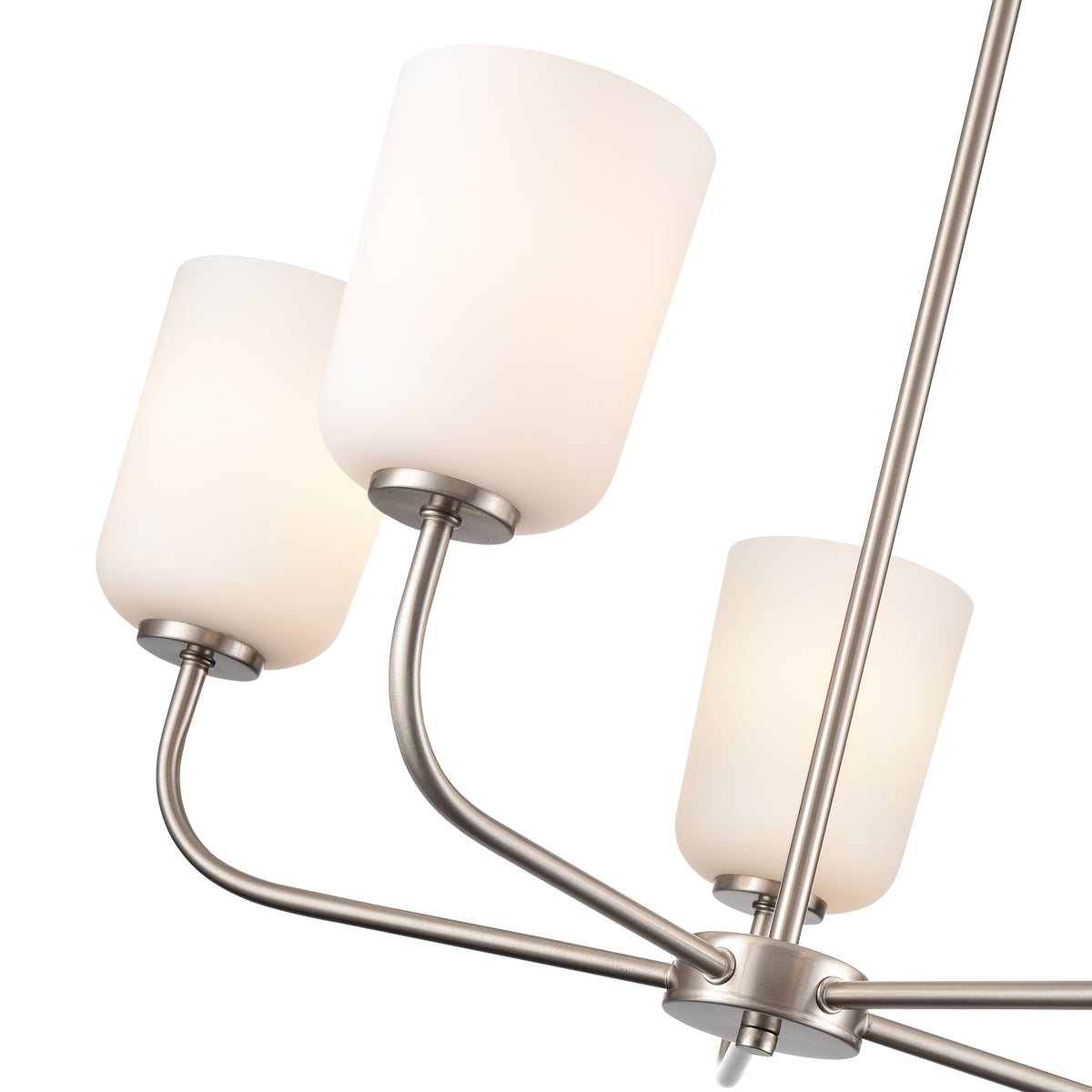 11'' Laphia Brushed Nickel 5 Light Chandelier