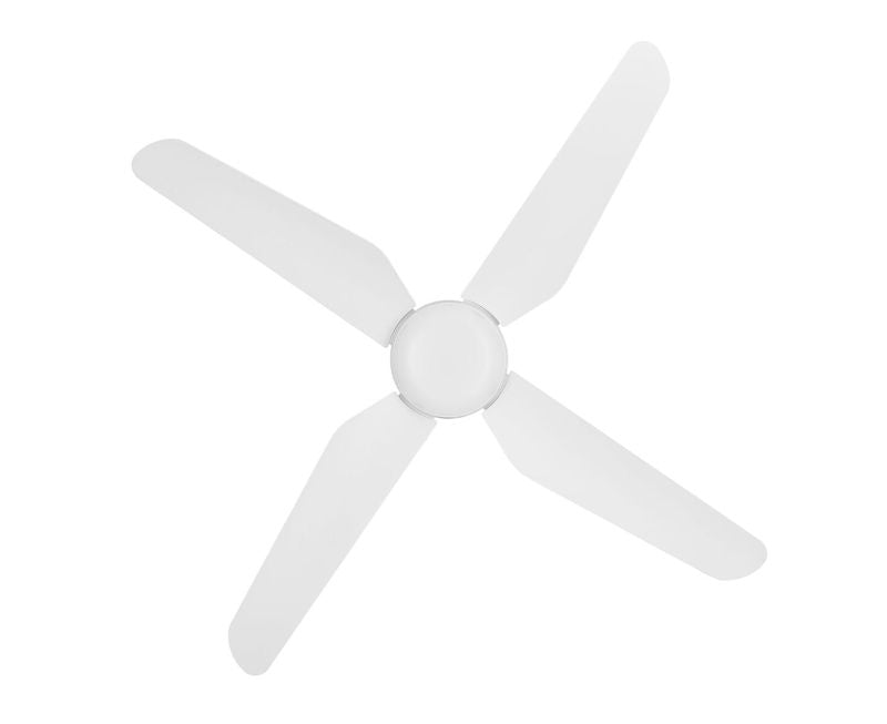 Aria 52 Inch White Fan with 1 Light and Remote