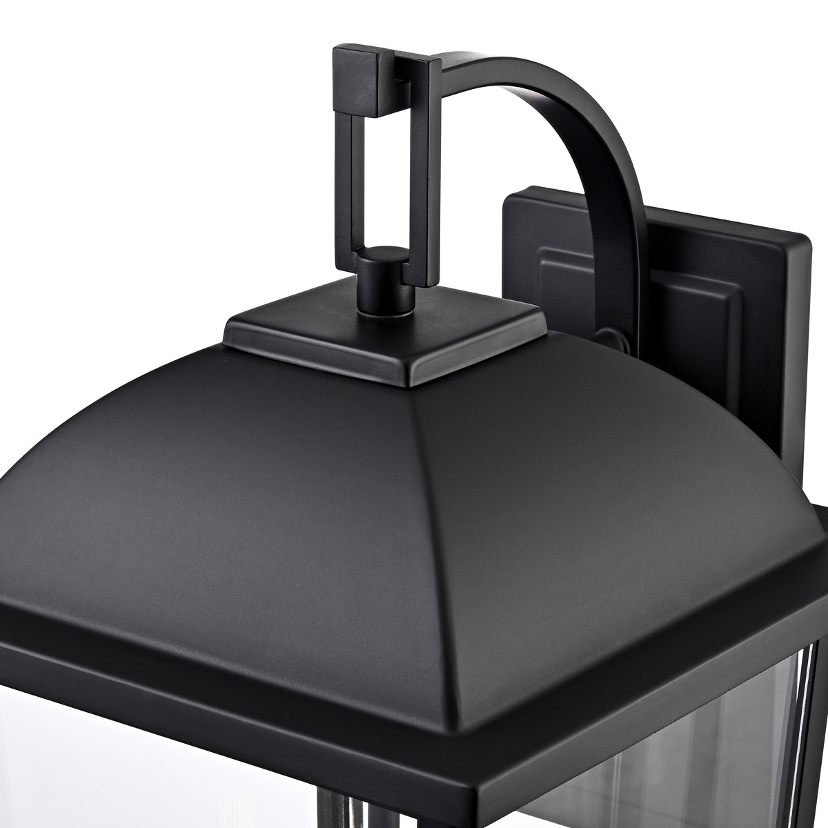 11'' Houston Powder Coated Black 3 Light Lantern