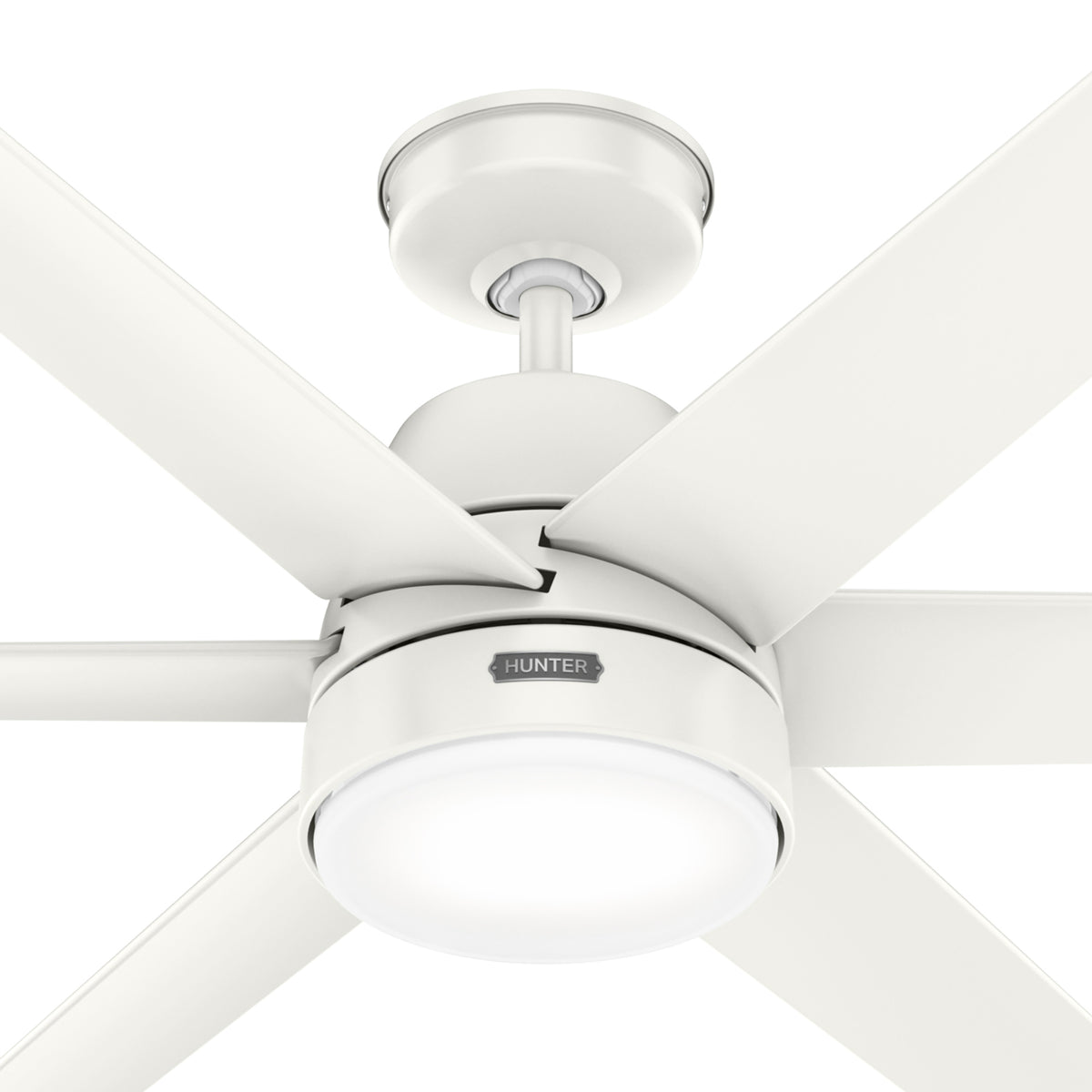 60 inch Skysail ENERGY STAR® Fresh White WeatherMax Indoor / Outdoor Ceiling Fan with LED Light Kit and Wall Control