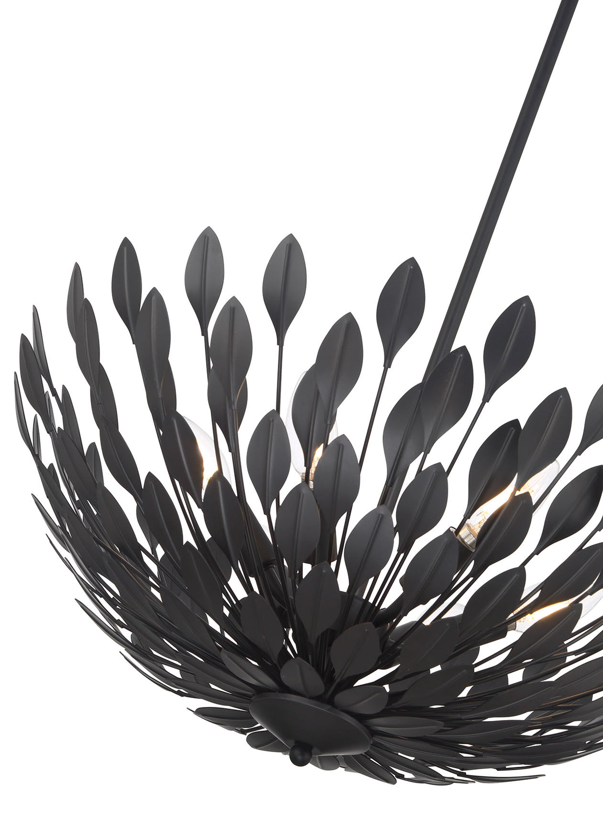 9'' Merylmint Matte Black 6 Light Pendant