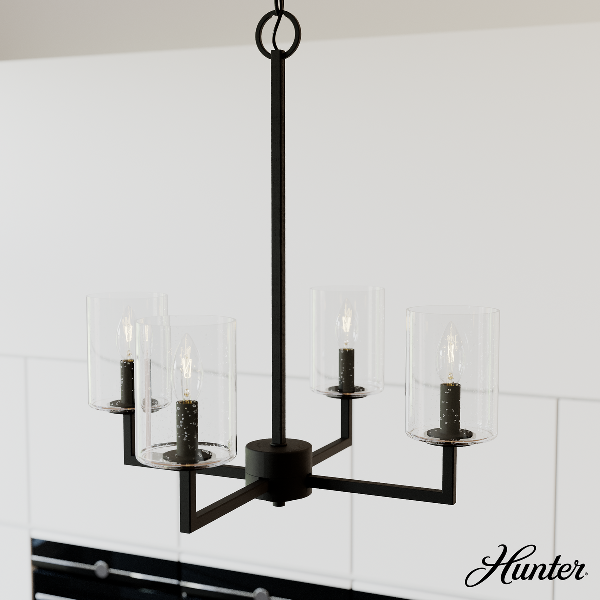 Beverly Glen 31-inch 6-light Luxe Gold Chandelier with Amber Glass