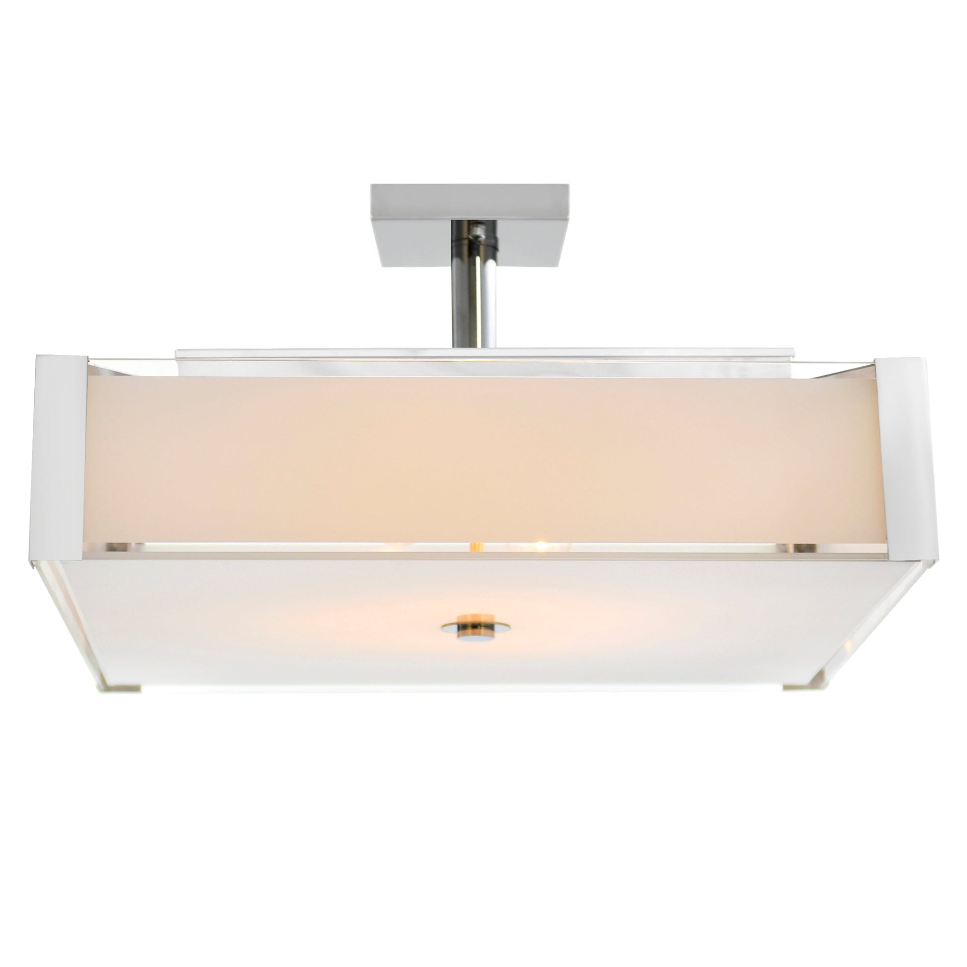 Lucie 5 Light 21in Chrome Flush Mount