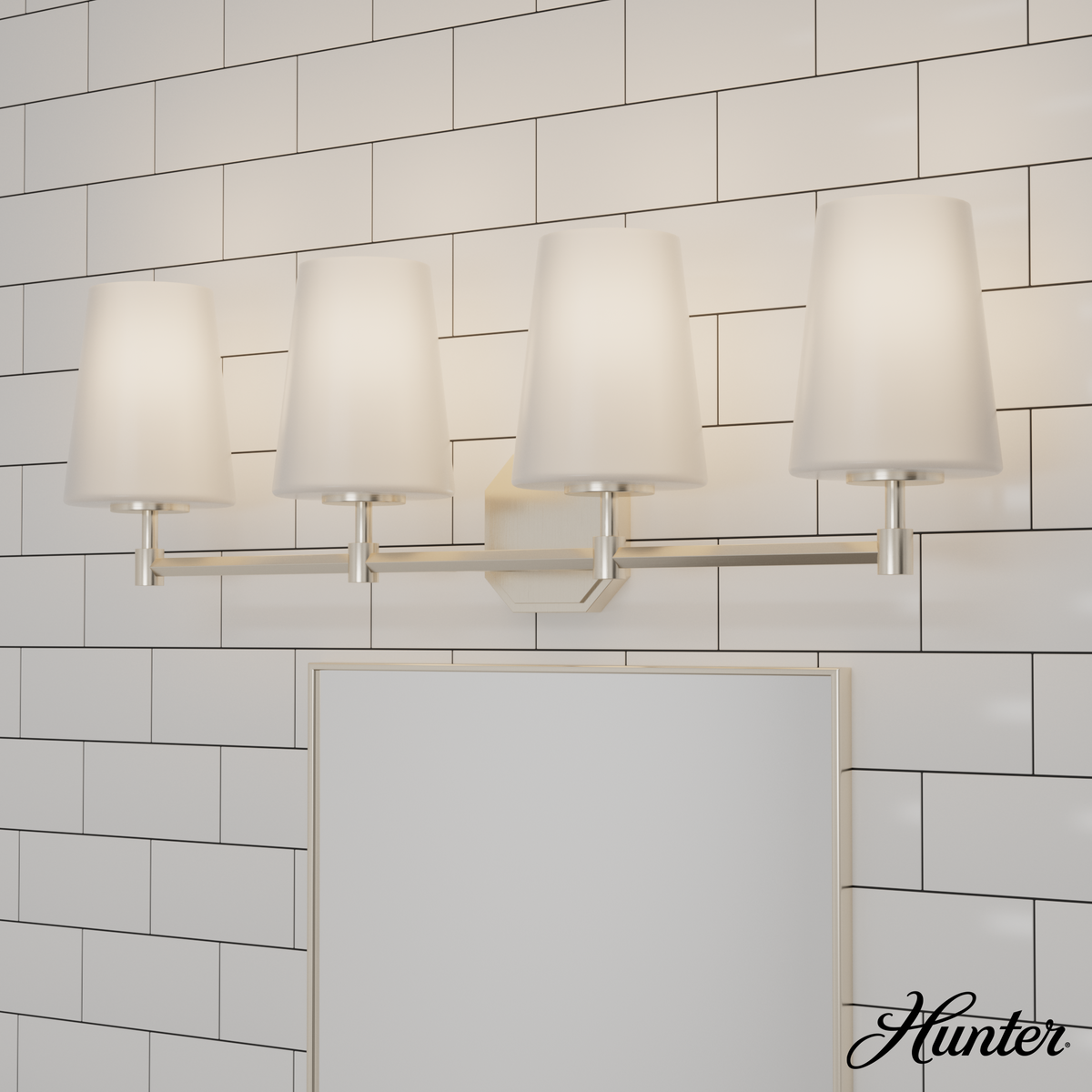 Van Nuys 30-inch 3-light Brushed Nickel Linear Pendant Cluster with Clear Glass