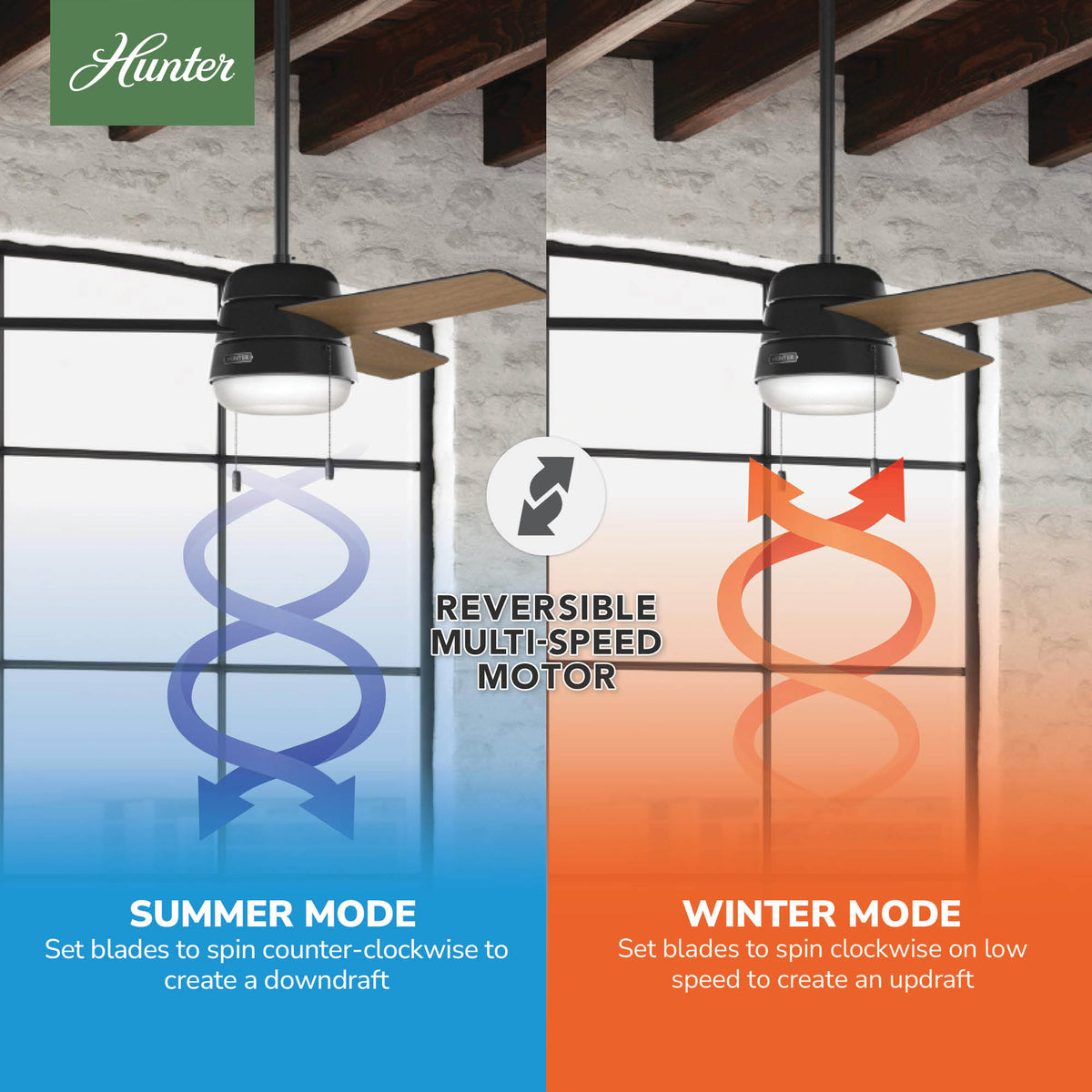 52 inch Aker Matte Black Damp Rated Ceiling Fan with LED Light Kit and Pull Chain