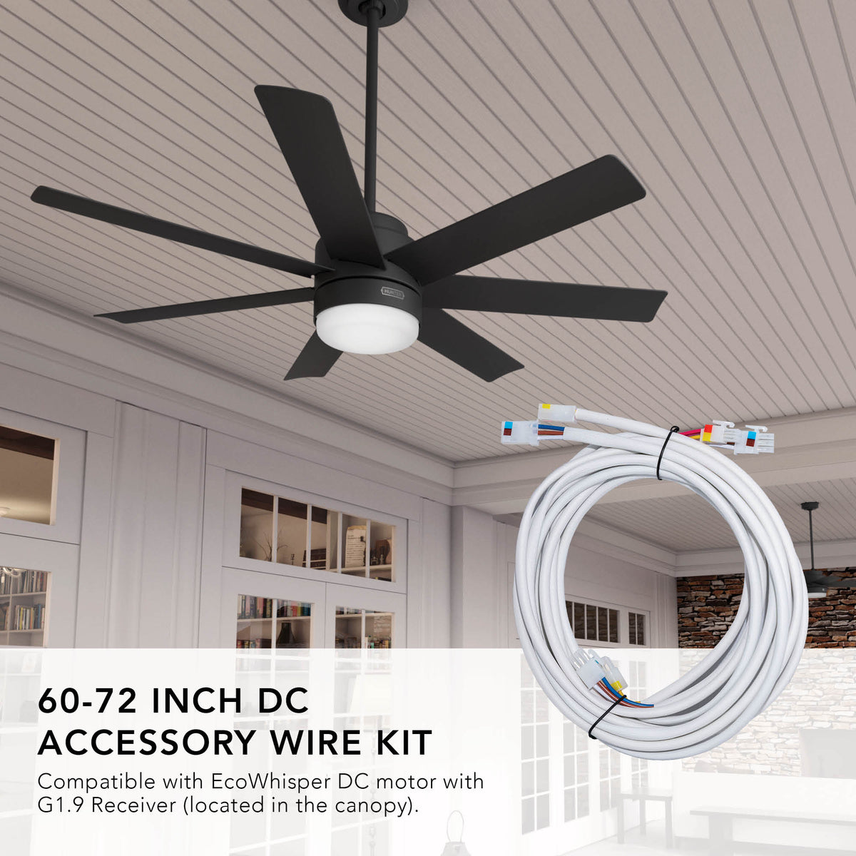 Hunter 60-72 inch DC Accessory Wire Kit