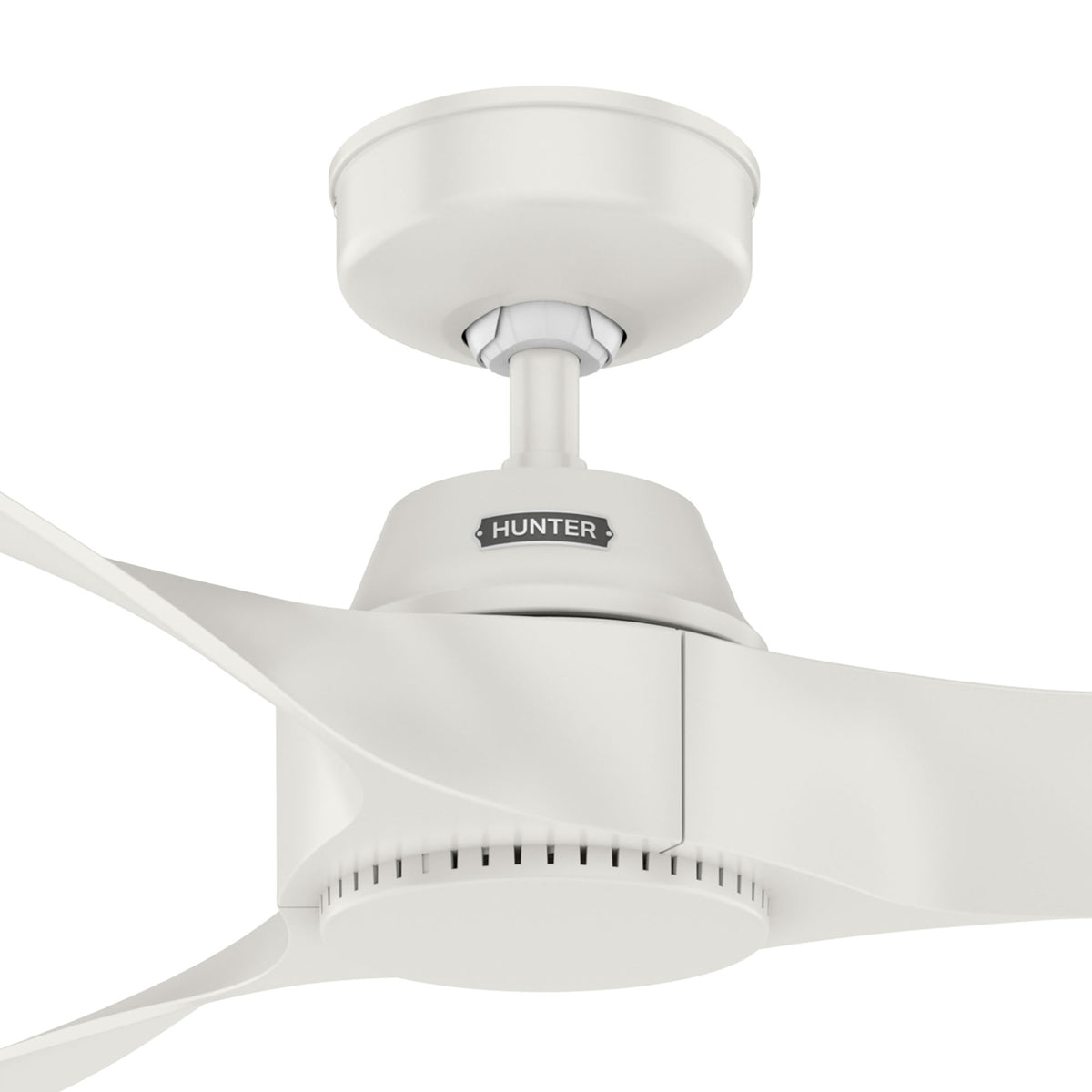 60 inch Mosley ENERGY STAR® Fresh White Damp Rated Ceiling Fan and Wall Control