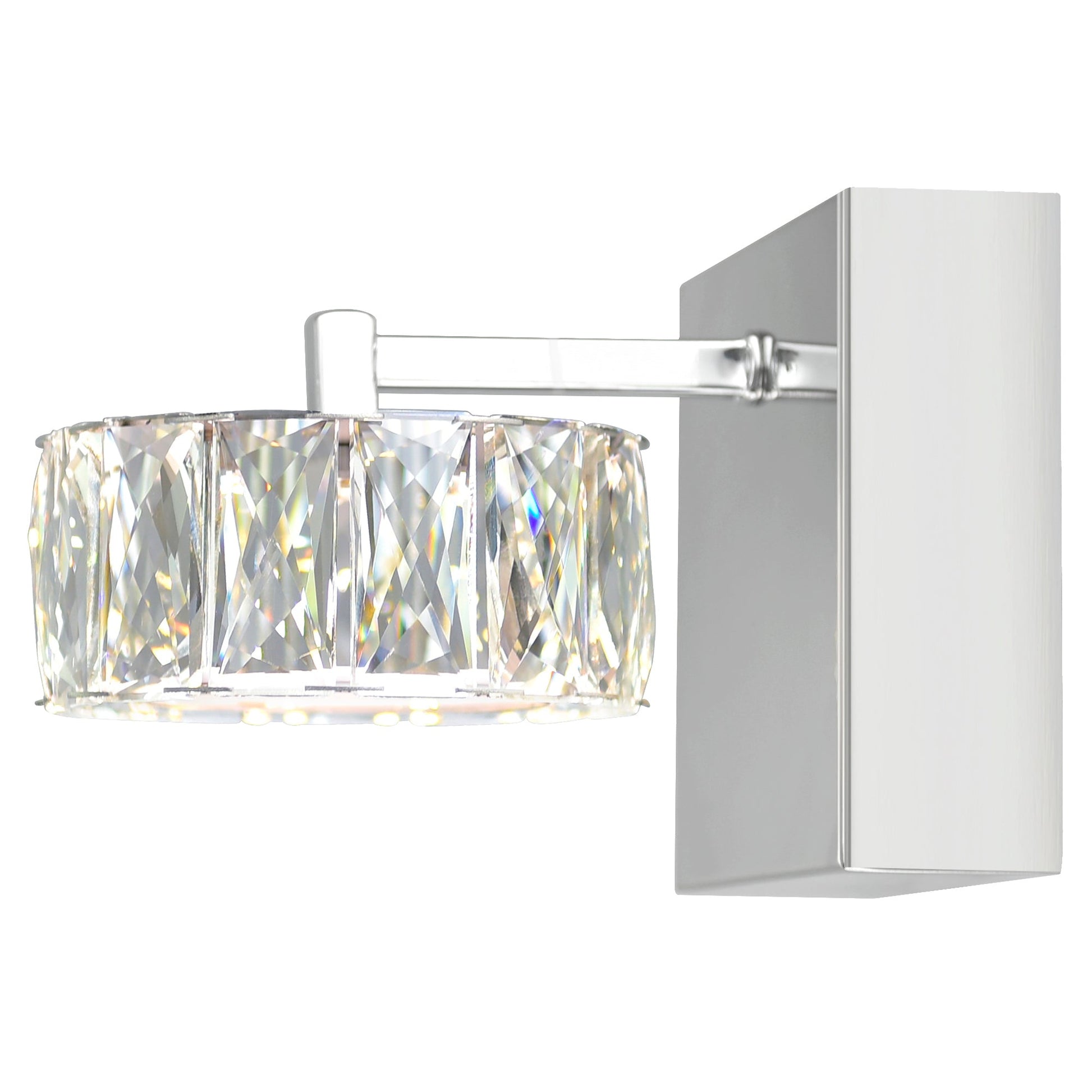 Milan LED Chrome Bathroom Sconce