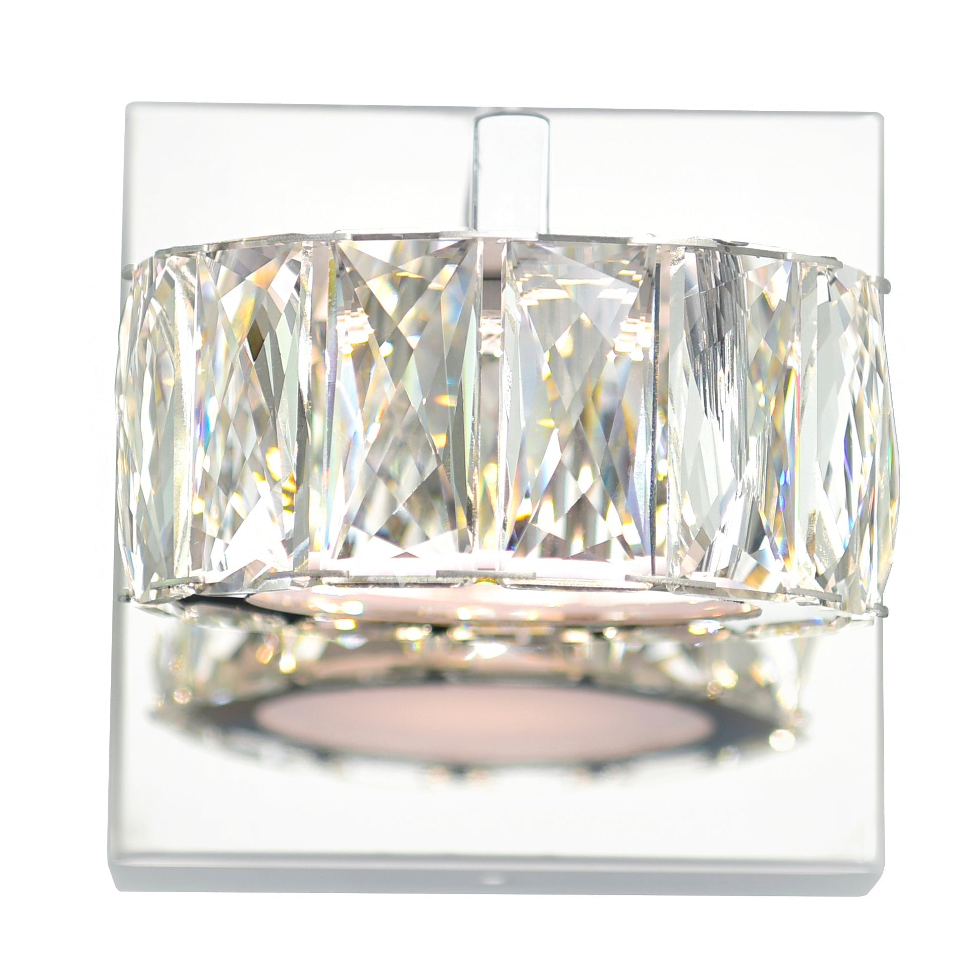 Milan LED Chrome Bathroom Sconce