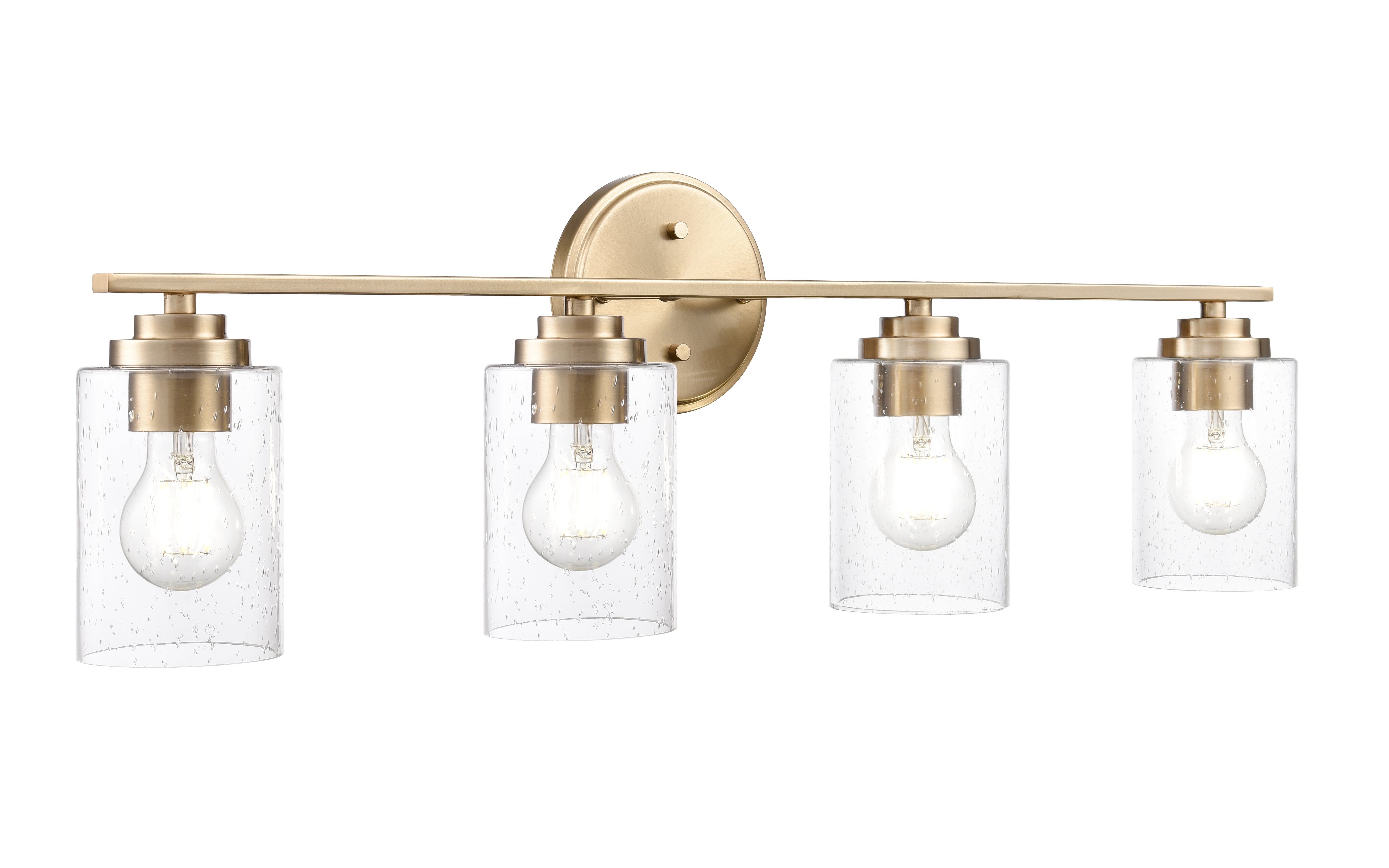 31'' Moven Modern Gold 4 Light Bath Vanity