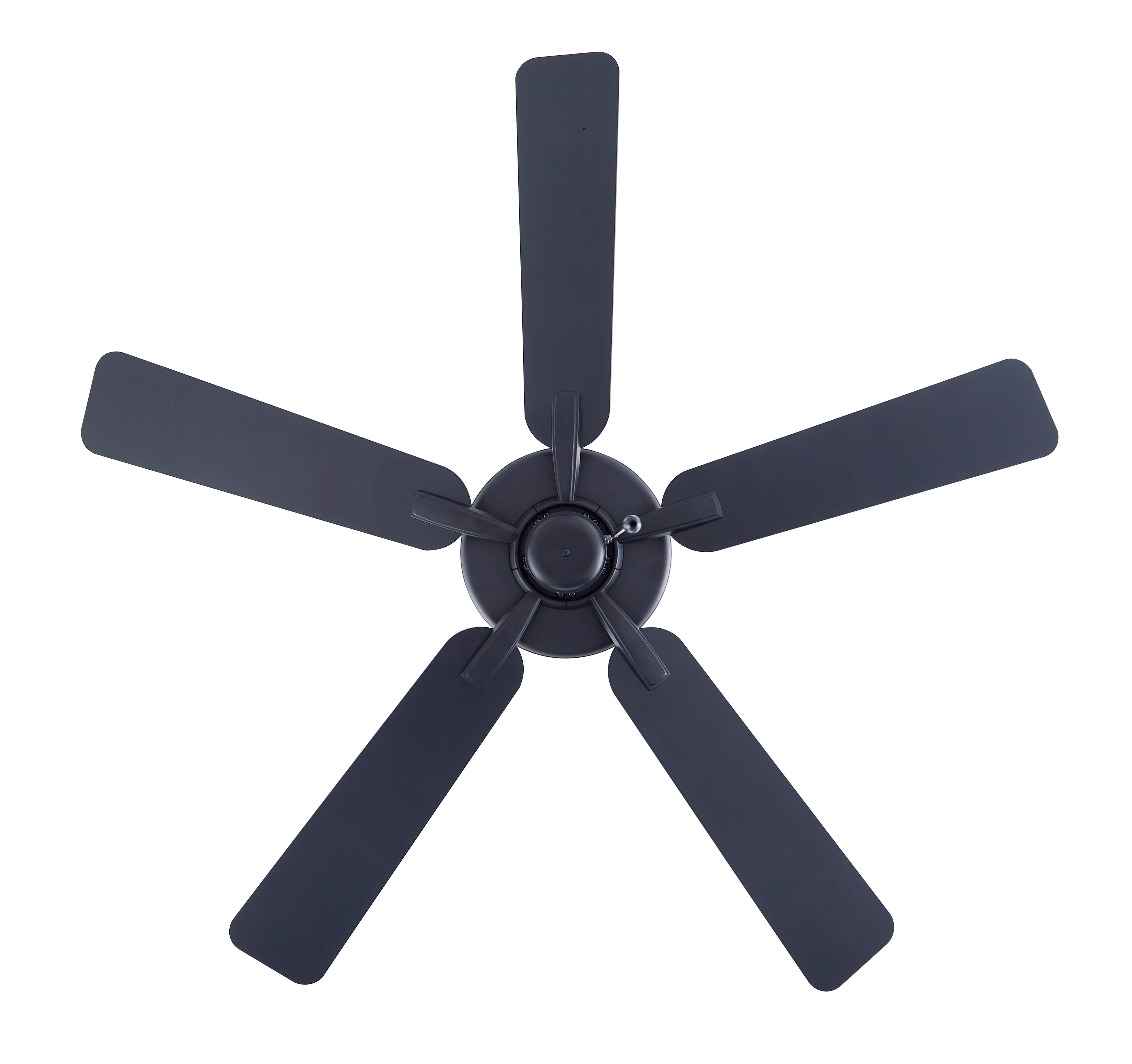 52 Inch Coltstaff AC Matte Black Indoor Ceiling Fan 5-Blade Reversible