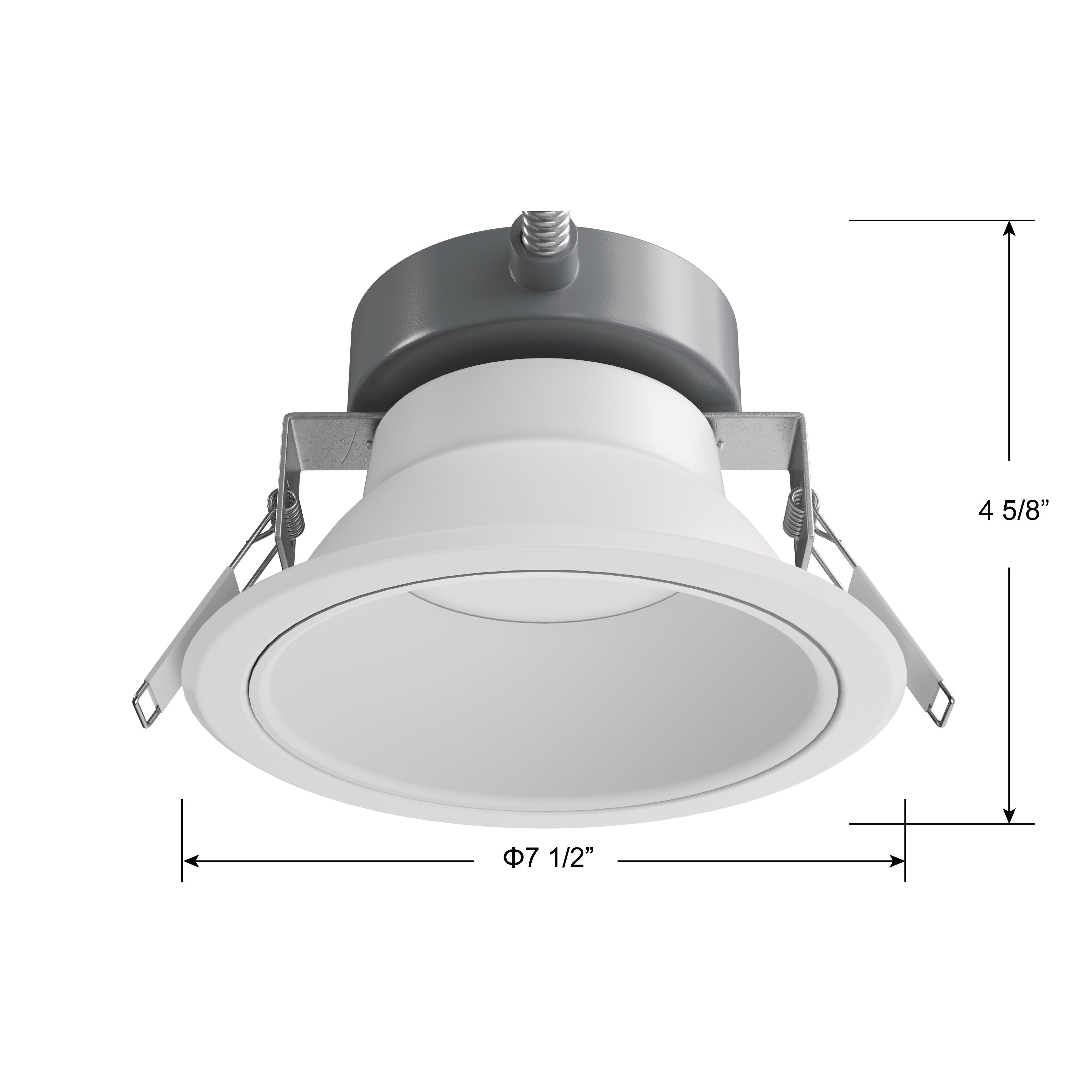 6-inch White Commercial Wall Light with 3-CCT Selectable White and 3W Output