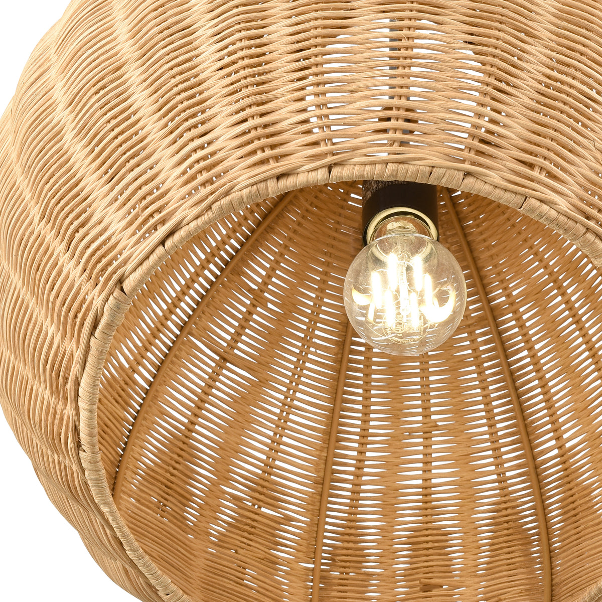 13.75'' Elise Matte Black 1 Light Pendant