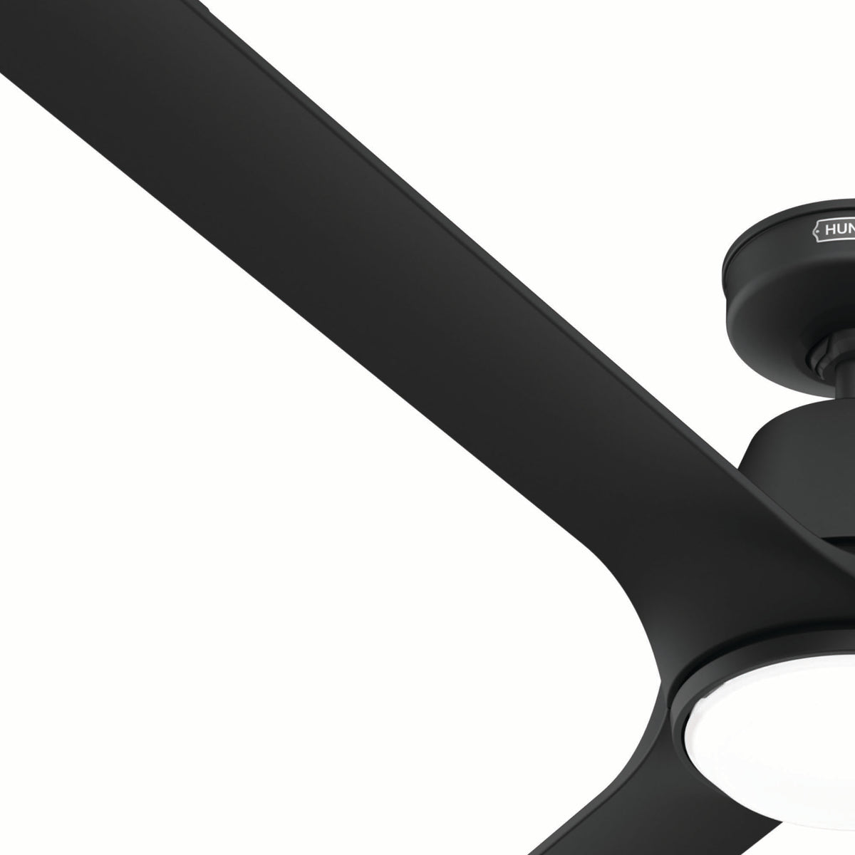 60 inch Aeronaut Wi-Fi ENERGY STAR® Matte Black Damp Rated Ceiling Fan with LED Light Kit and Handheld Remote