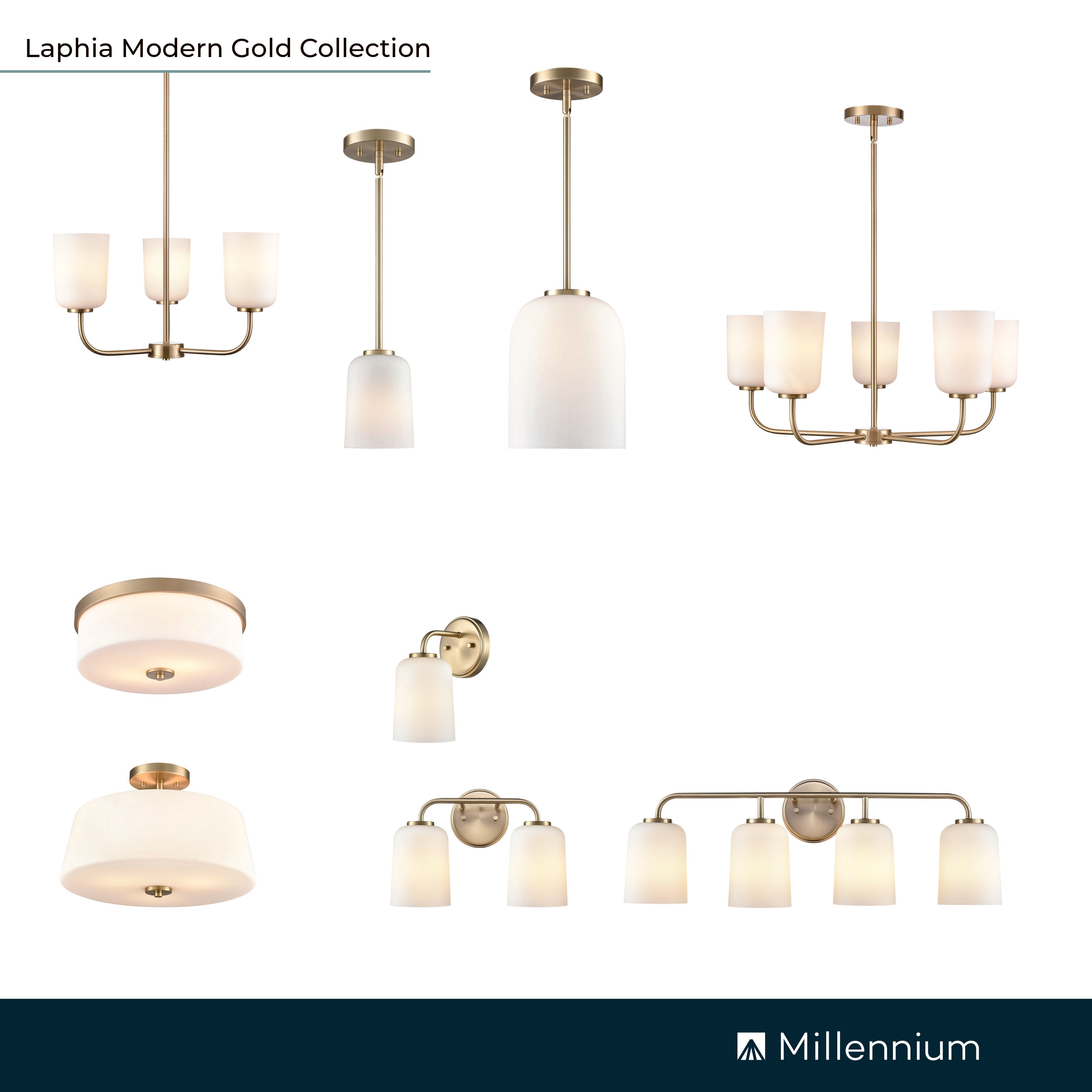 5'' Laphia Modern Gold 1 Light Wall Sconce
