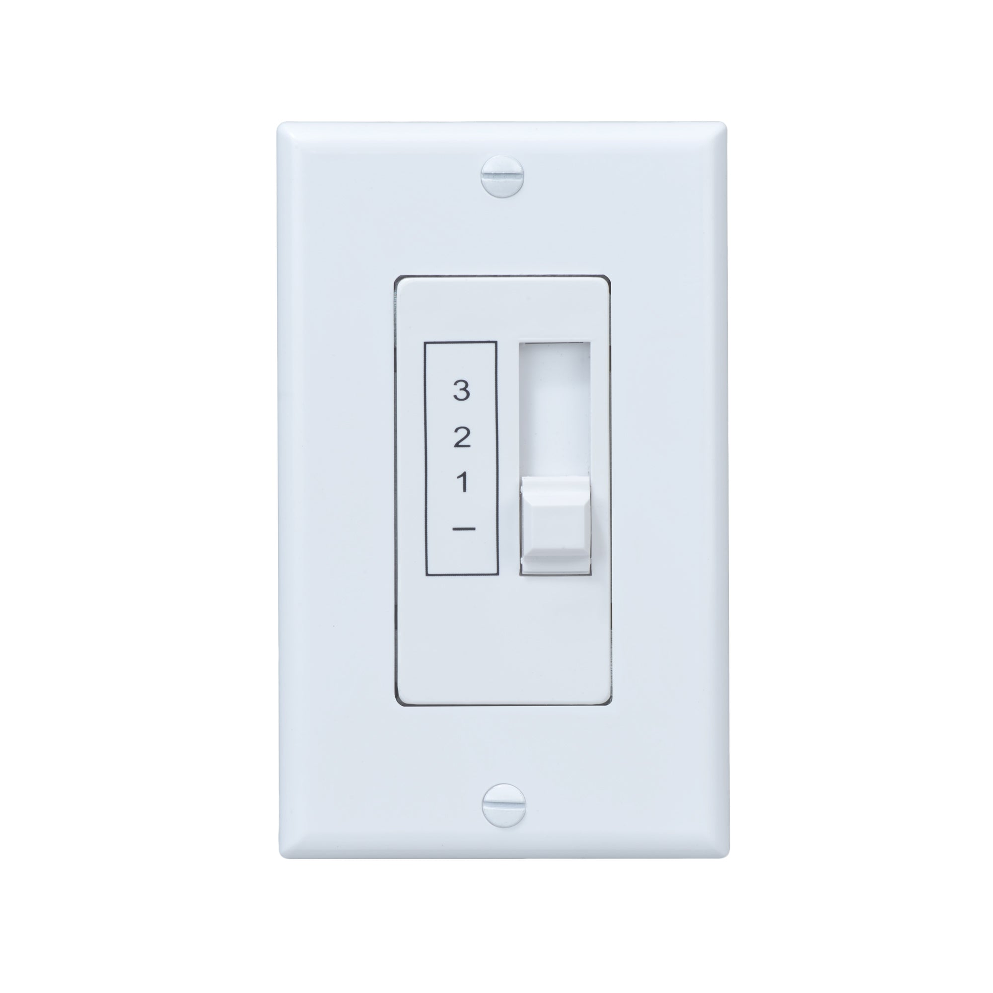 3 Speed White Wall Controls Ceiling Fan