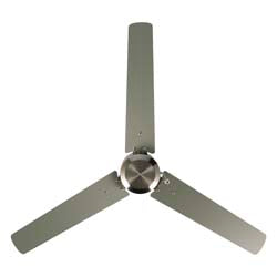 52 Inch Aldea II AC Brushed Nickel Indoor Ceiling Fan 3-Blade