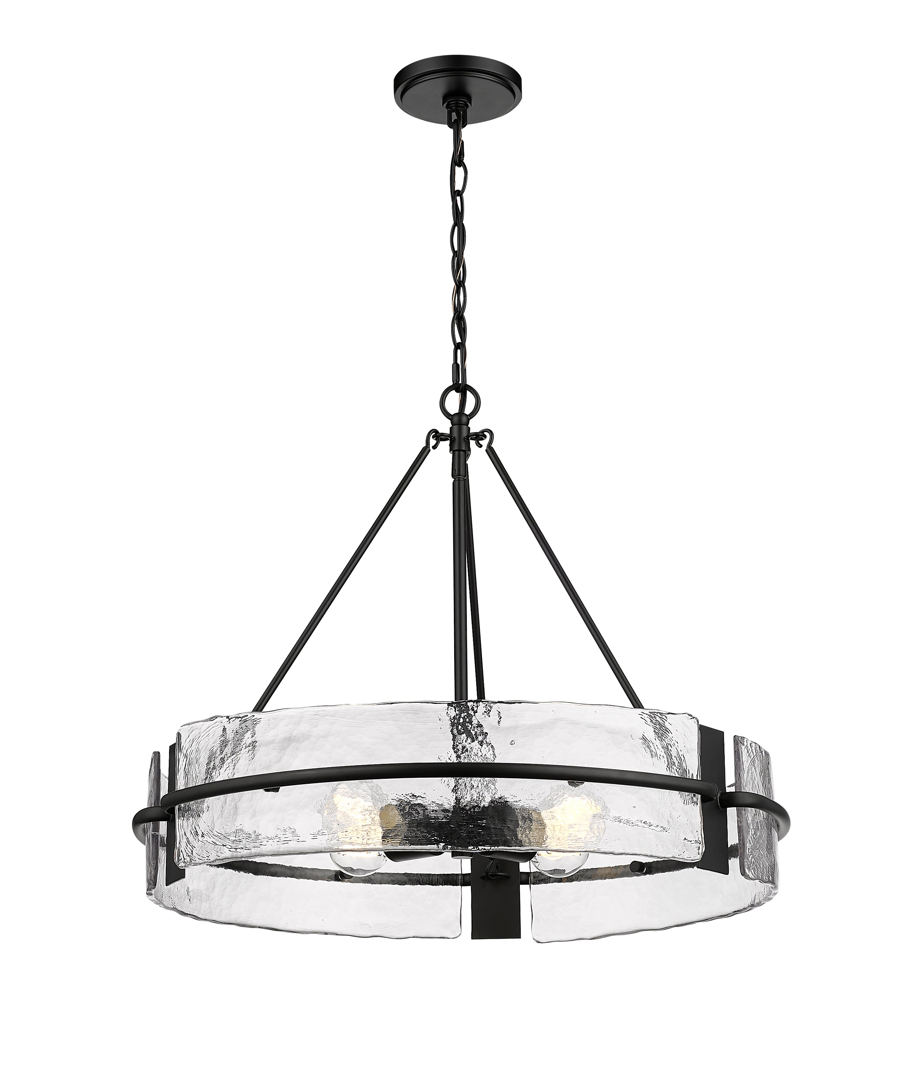 19.75'' Rezi Matte Black 4 Light Pendant