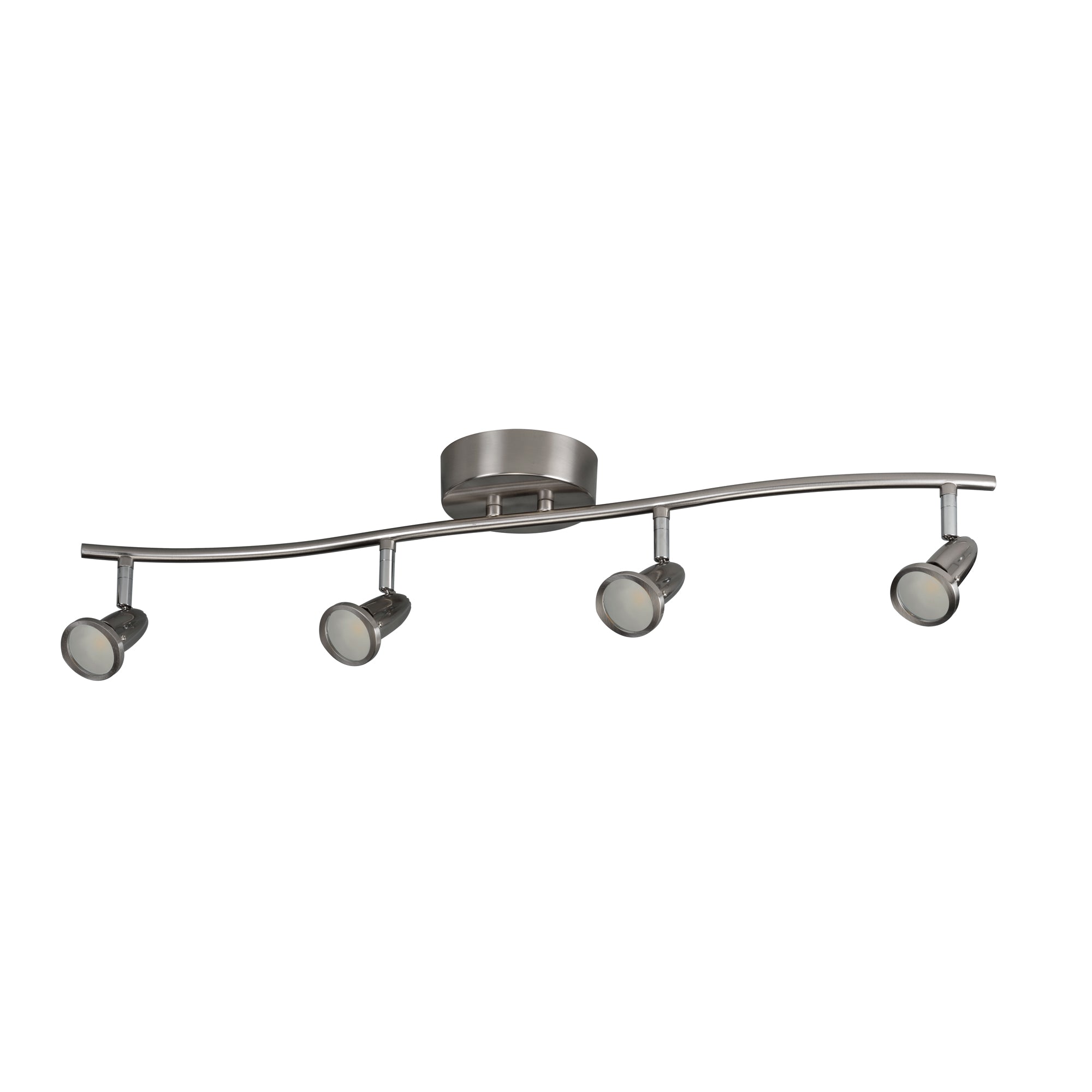 30.75-inch 4-light Brushed Nickel Track Head
