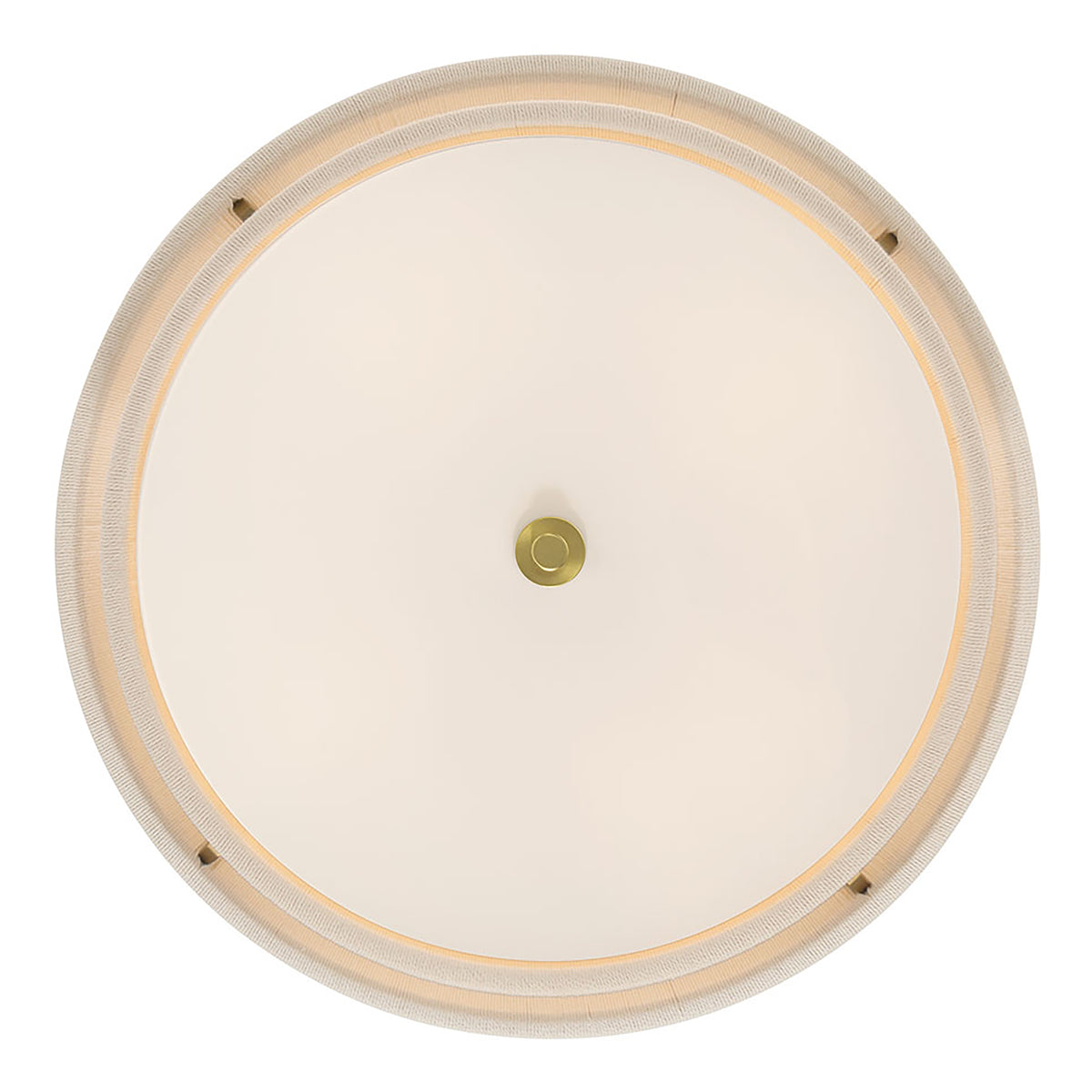 8'' Helbert Vintage Brass 4 Light Flush Mount
