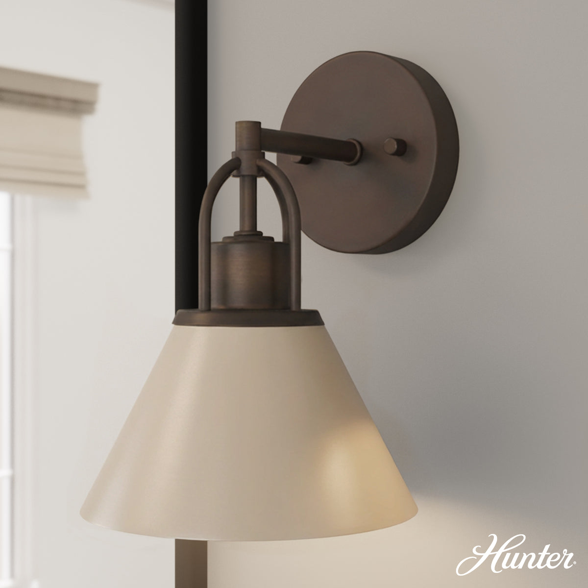 Carrington Isle 10.25-inch 1-light Sandstone Wall Sconce with Sandstone Metal Shade