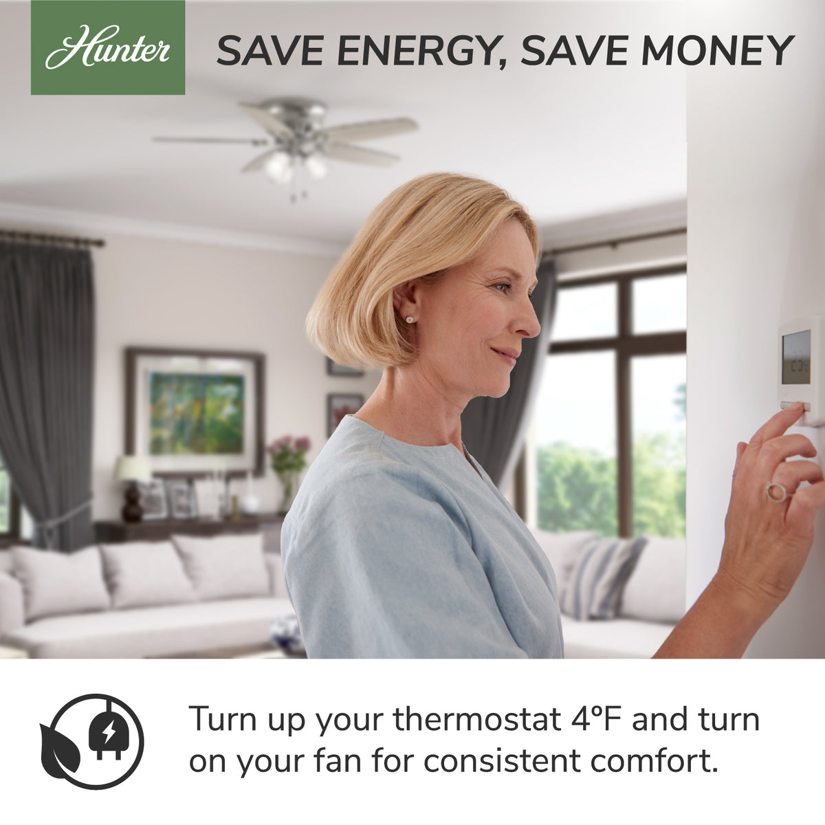 52 inch Builder Matte Black Ceiling Fan and Pull Chain