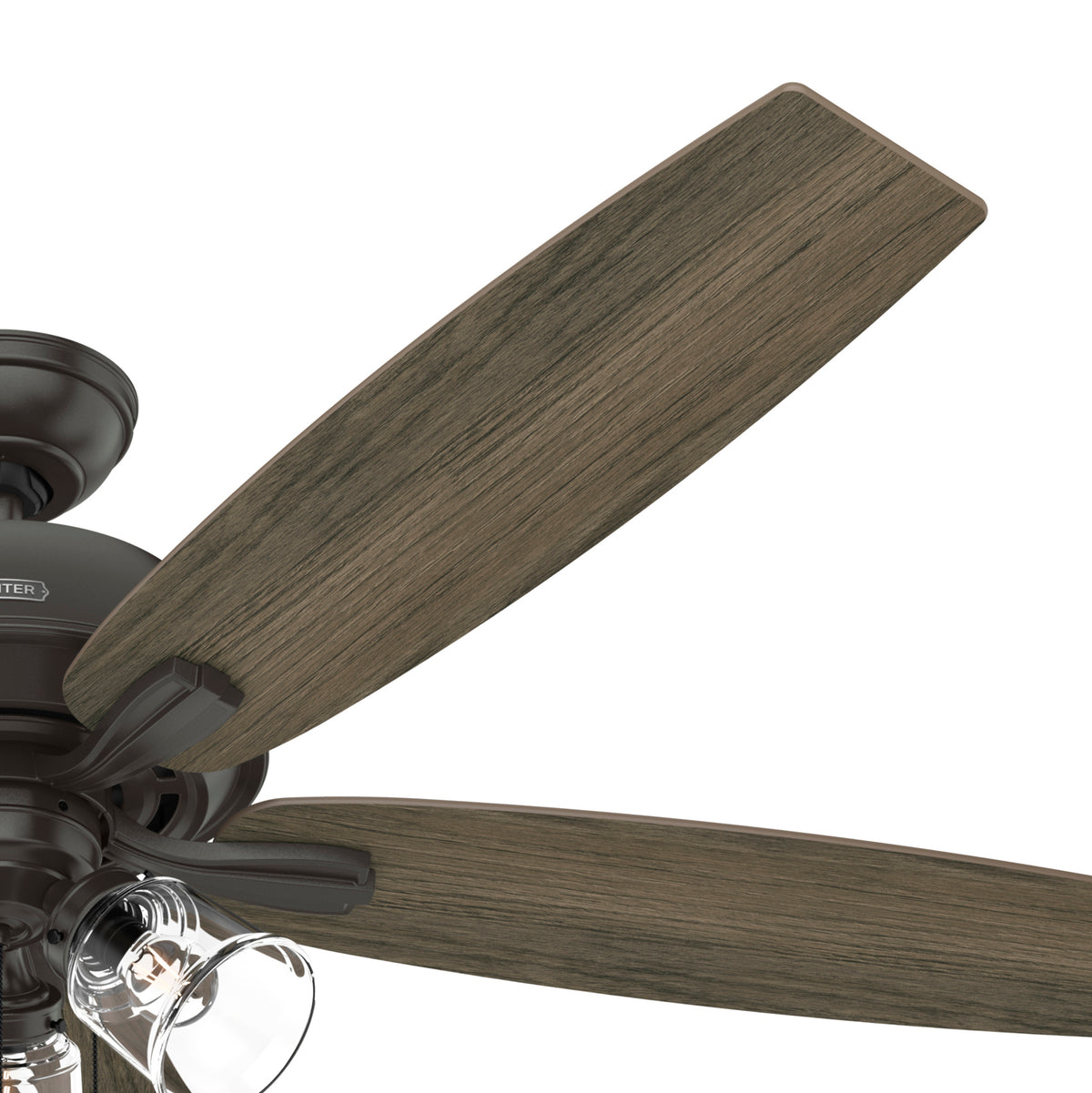 60 inch Dondra ENERGY STAR® Noble Bronze Ceiling Fan with LED Light Kit and Pull Chain