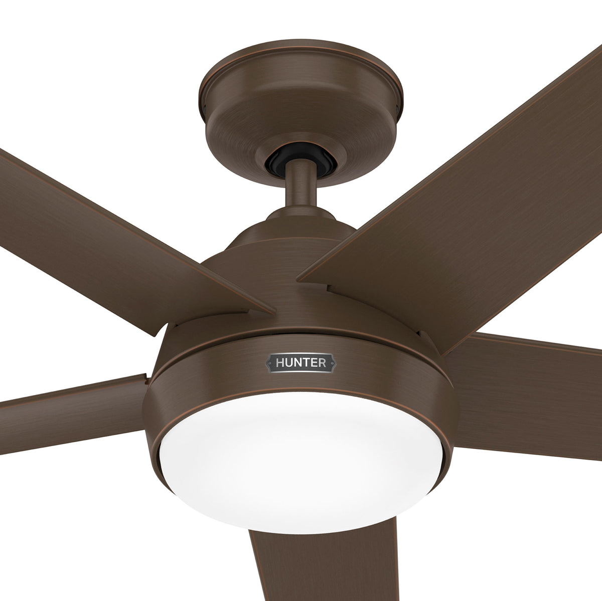 52 inch Skyflow Matte Bronze WeatherMax Indoor / Outdoor Ceiling Fan with LED Light Kit and Wall Control