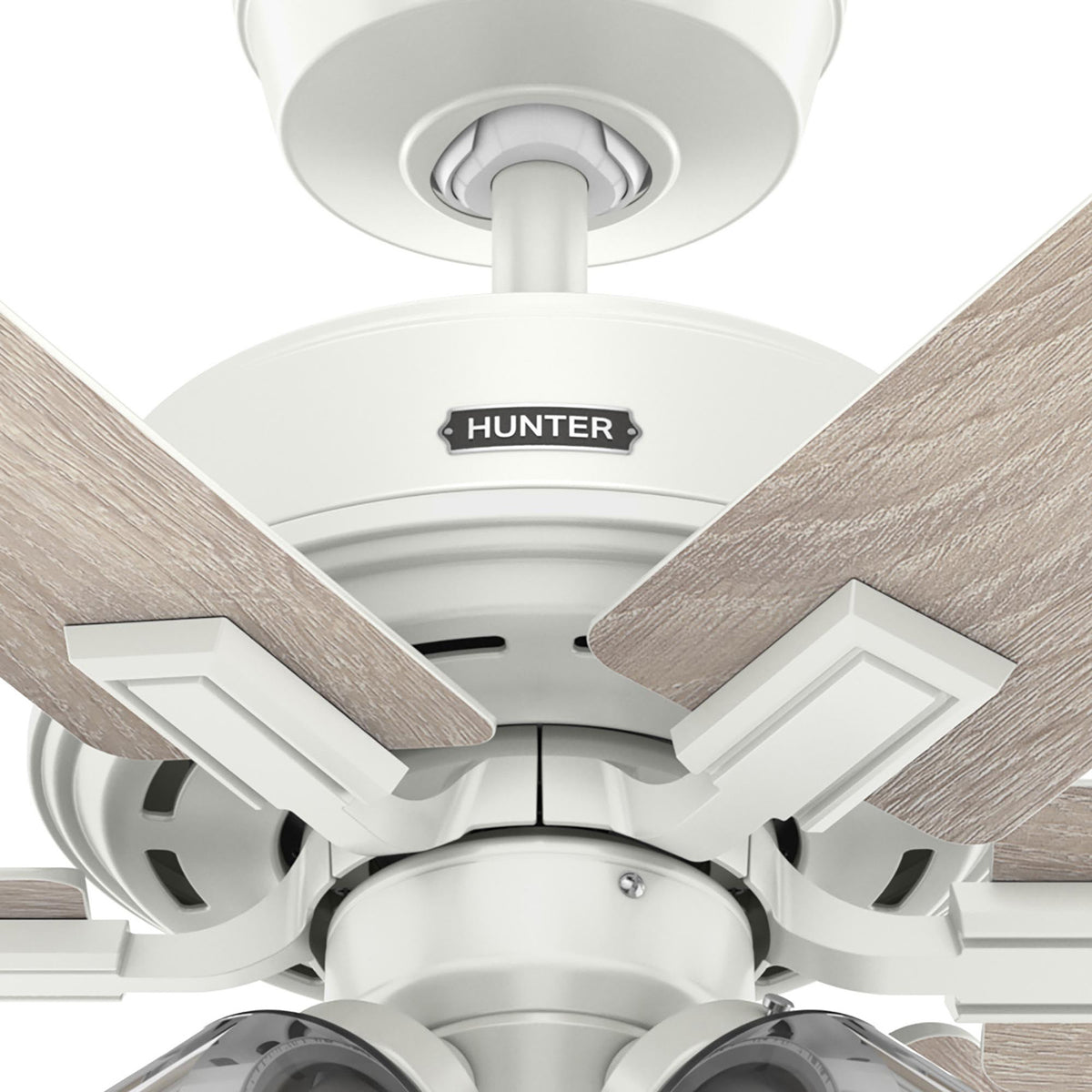 52 inch Fonthill ENERGY STAR® HunterExpress Fresh White Ceiling Fan with LED Light Kit and Handheld Remote