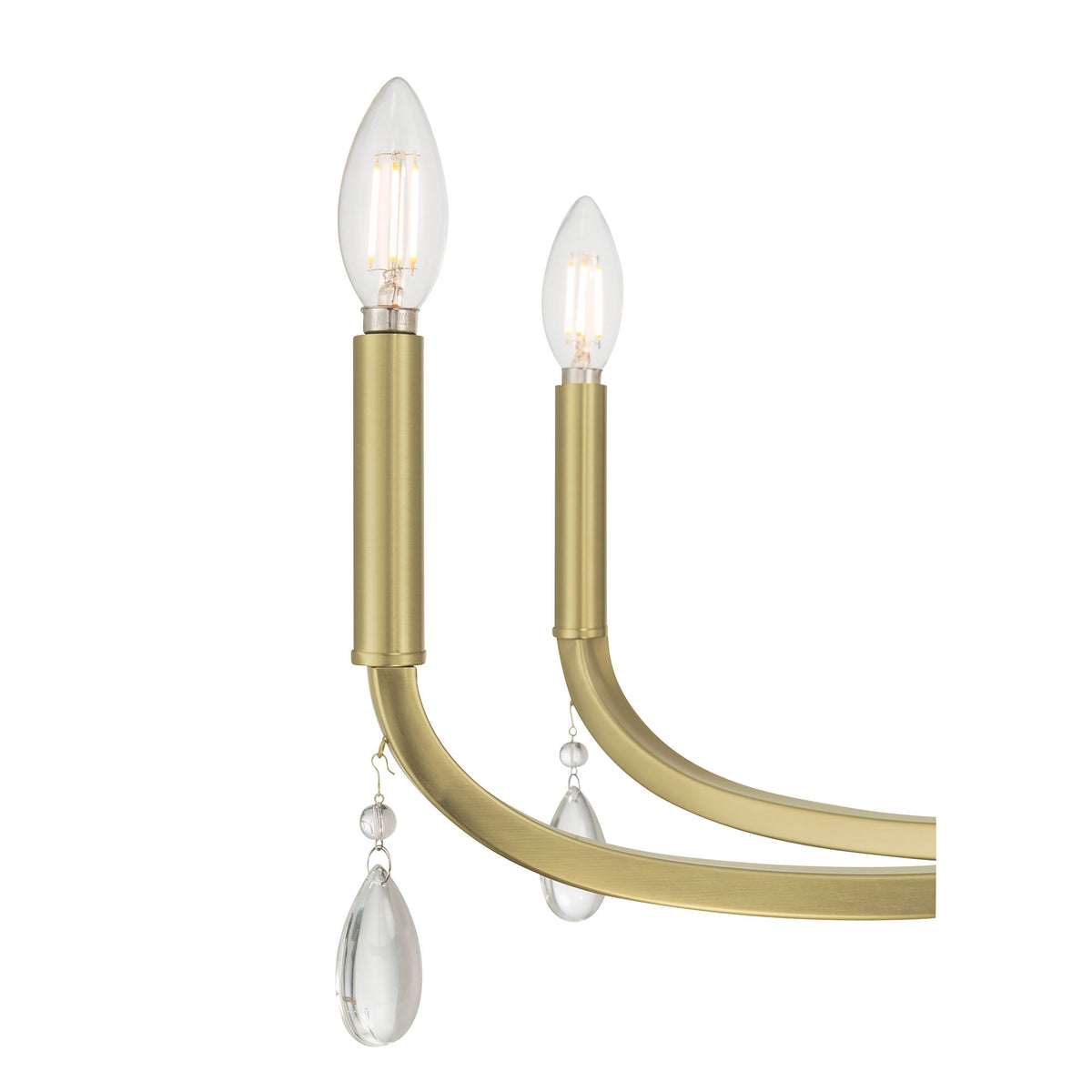 21.75'' Viremont Vintage Brass 8 Light Chandelier