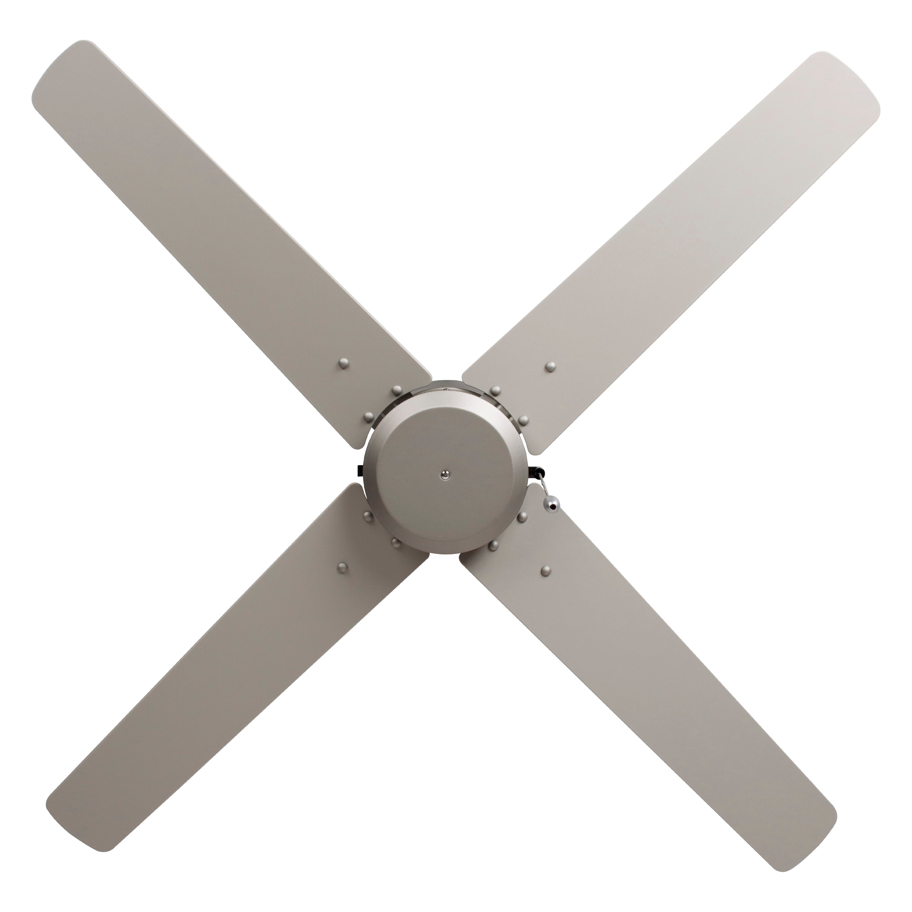 52 Inch Aldea VIII AC Brushed Pewter Outdoor Ceiling Fan 4-Blade