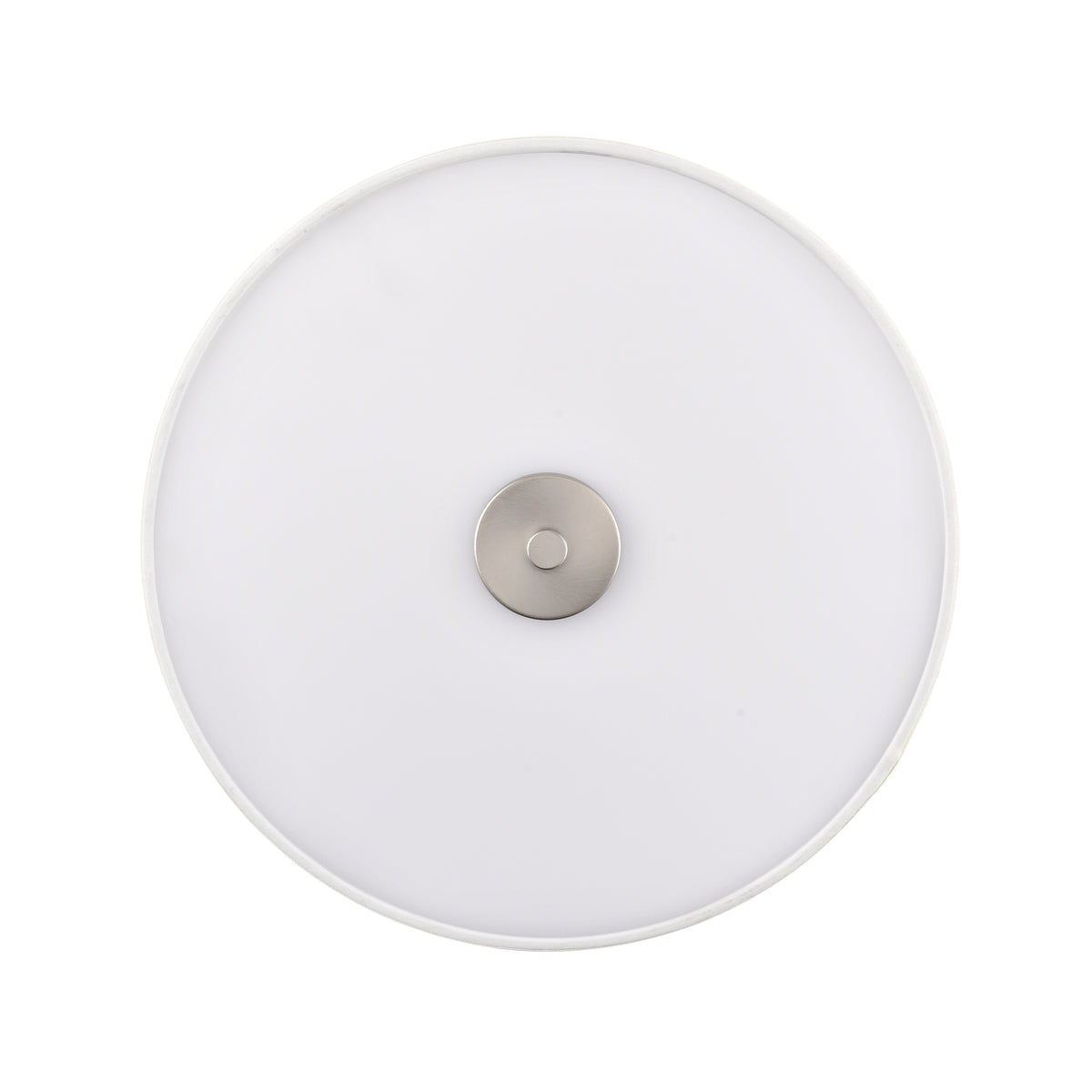 7.75'' Guyten Brushed Nickel 2 Light Flush Mount