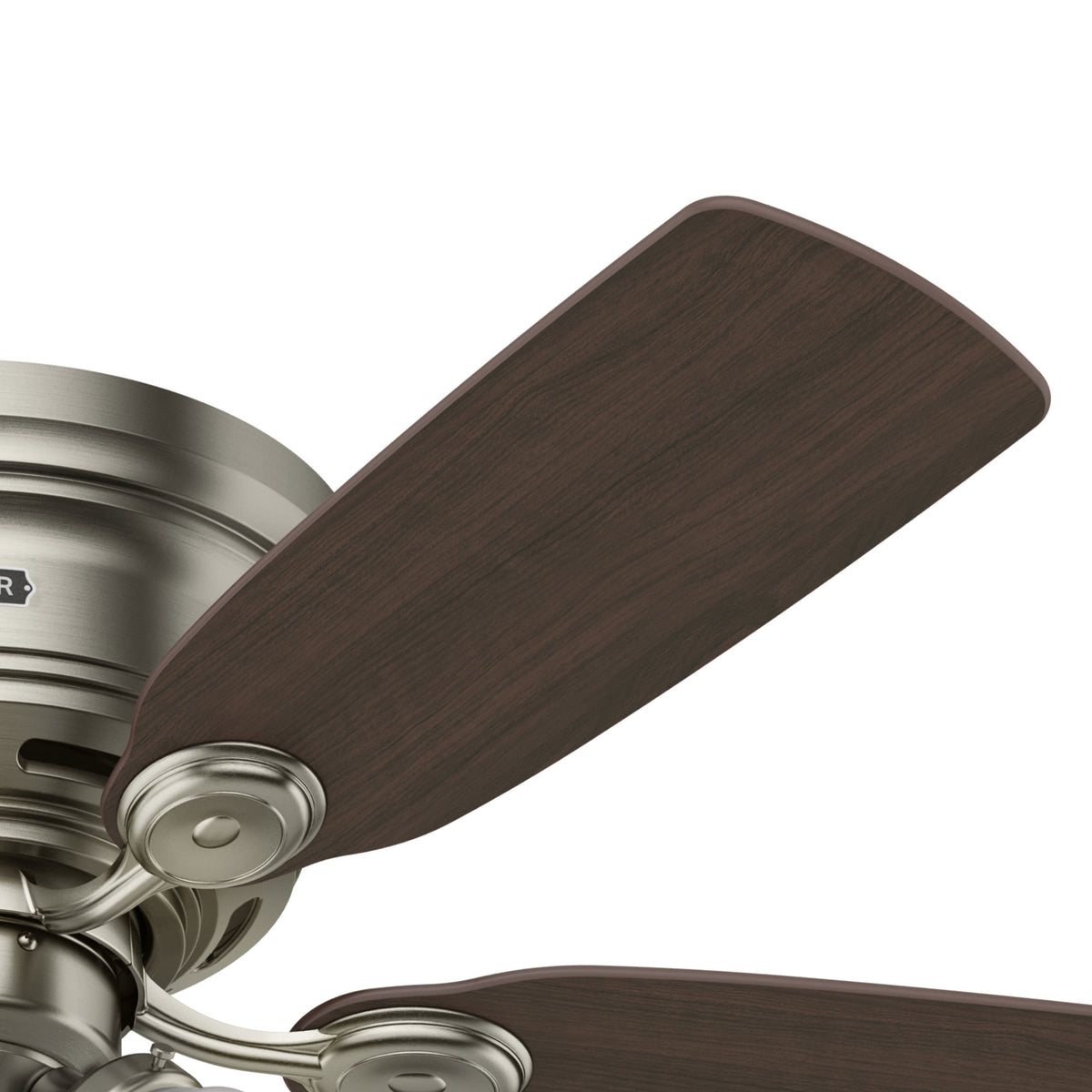 42 inch Low Profile Antique Pewter Low Profile Ceiling Fan and Pull Chain