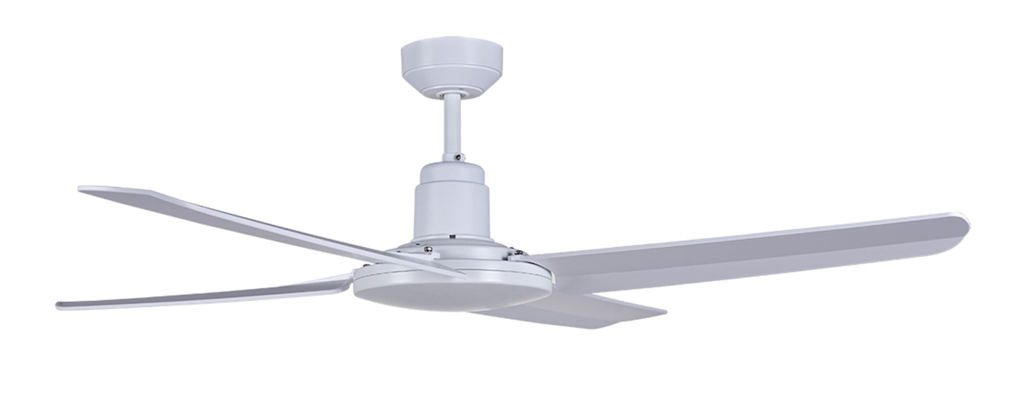52 Inch IP55 Wet Rated White Fan with Remote