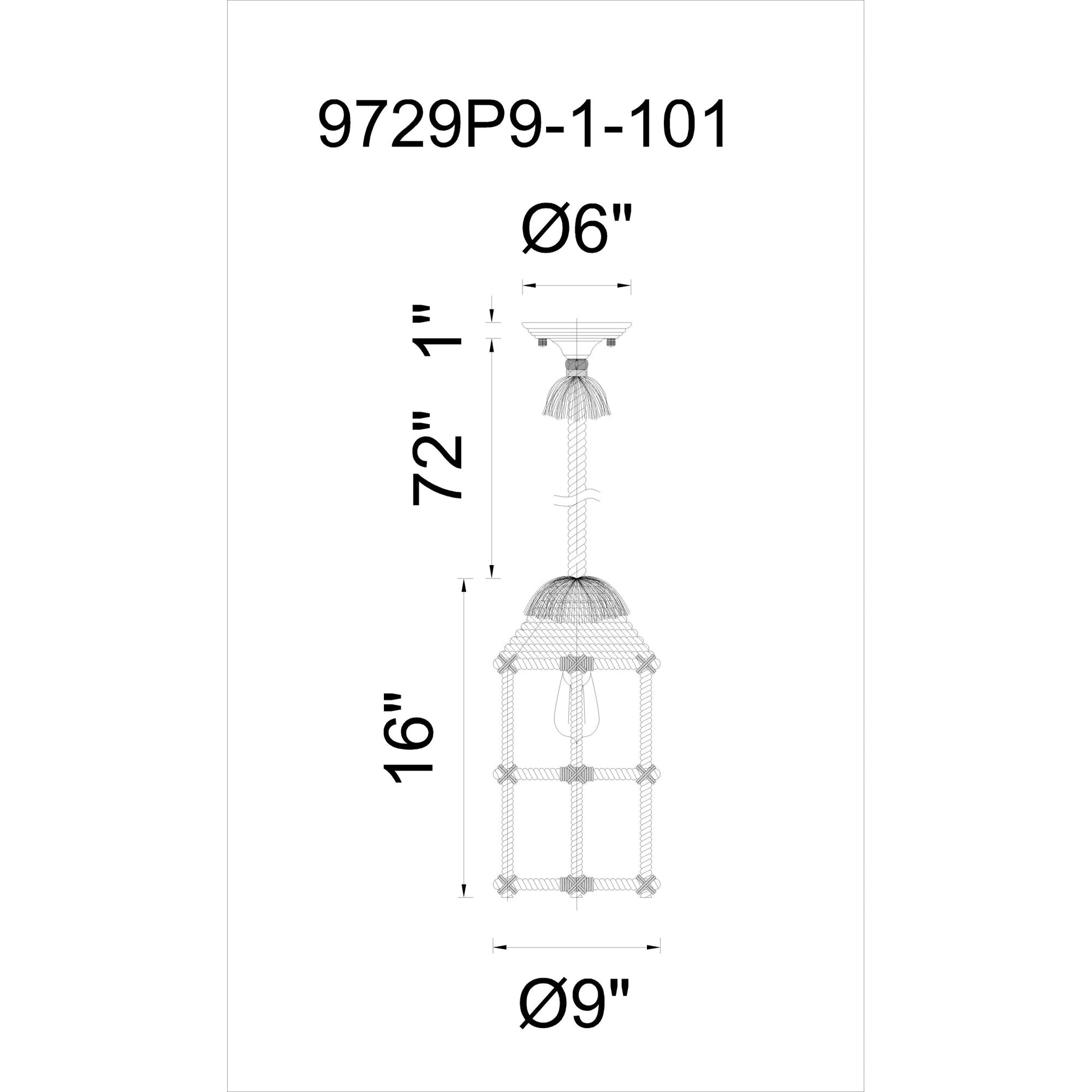 Padma 1 Light Down Black Mini Pendant Light