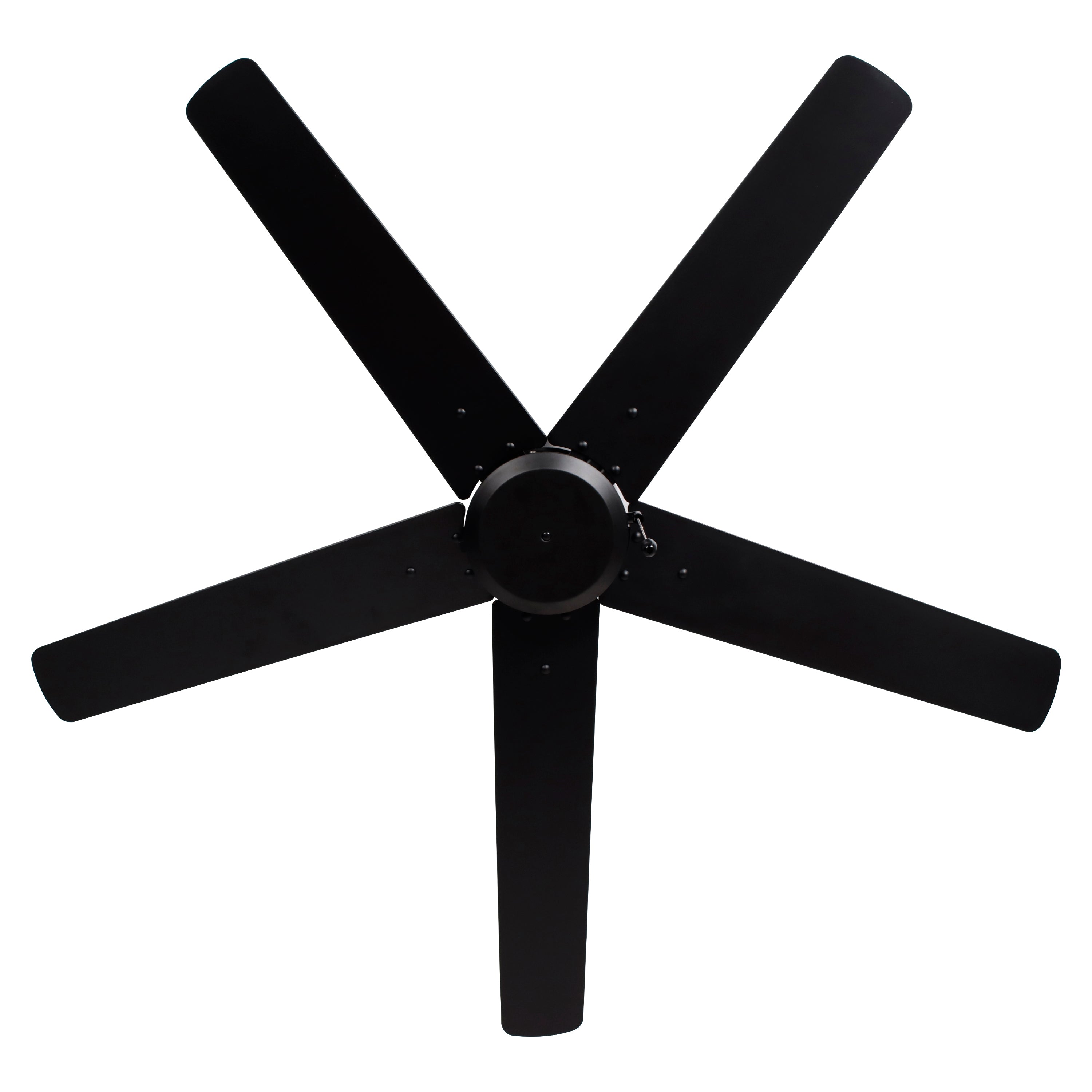 52 Inch Aldea V AC Matte Black Indoor Ceiling Fan 5-Blade Reversible